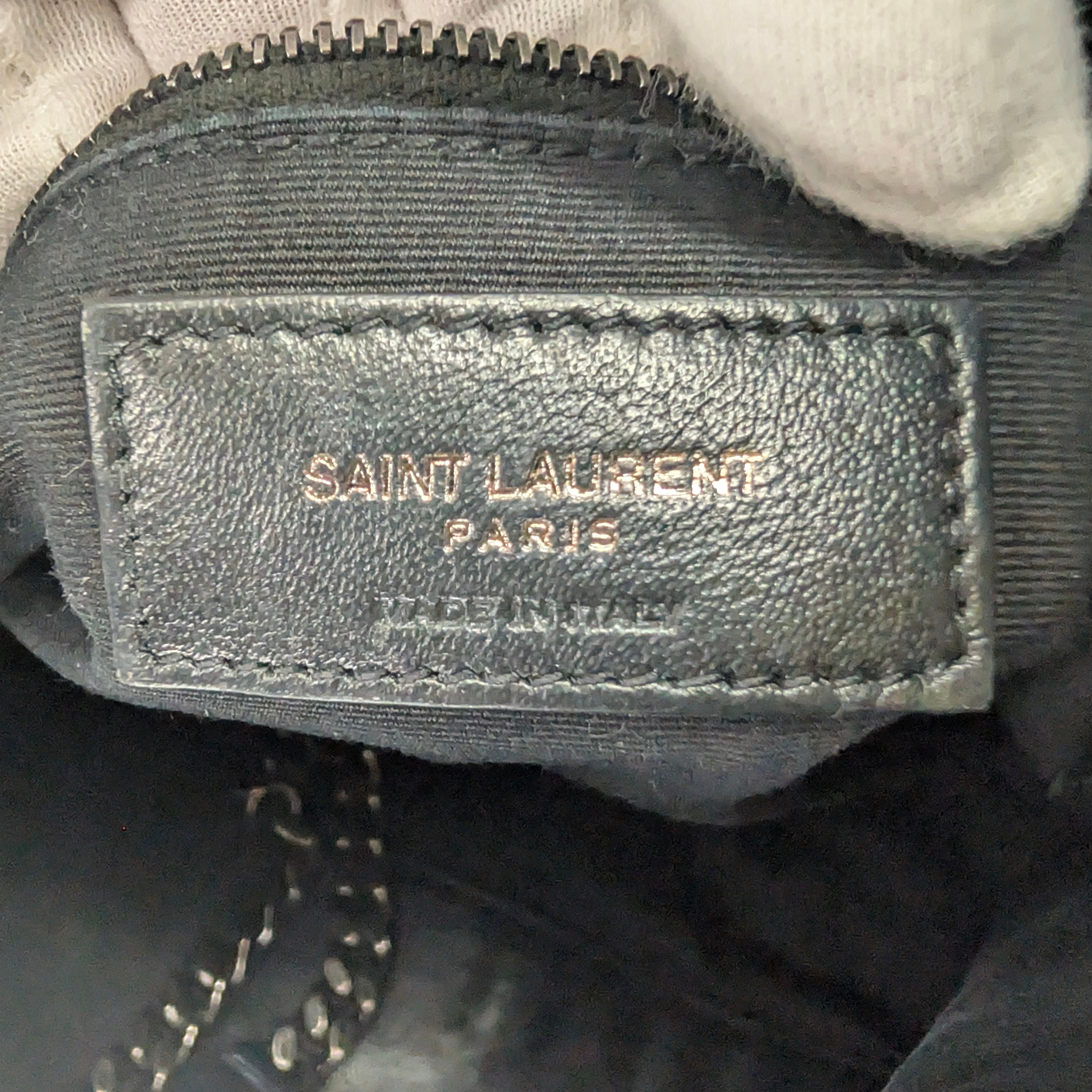 Saint Laurent Niki絎縫皮革購物托特包