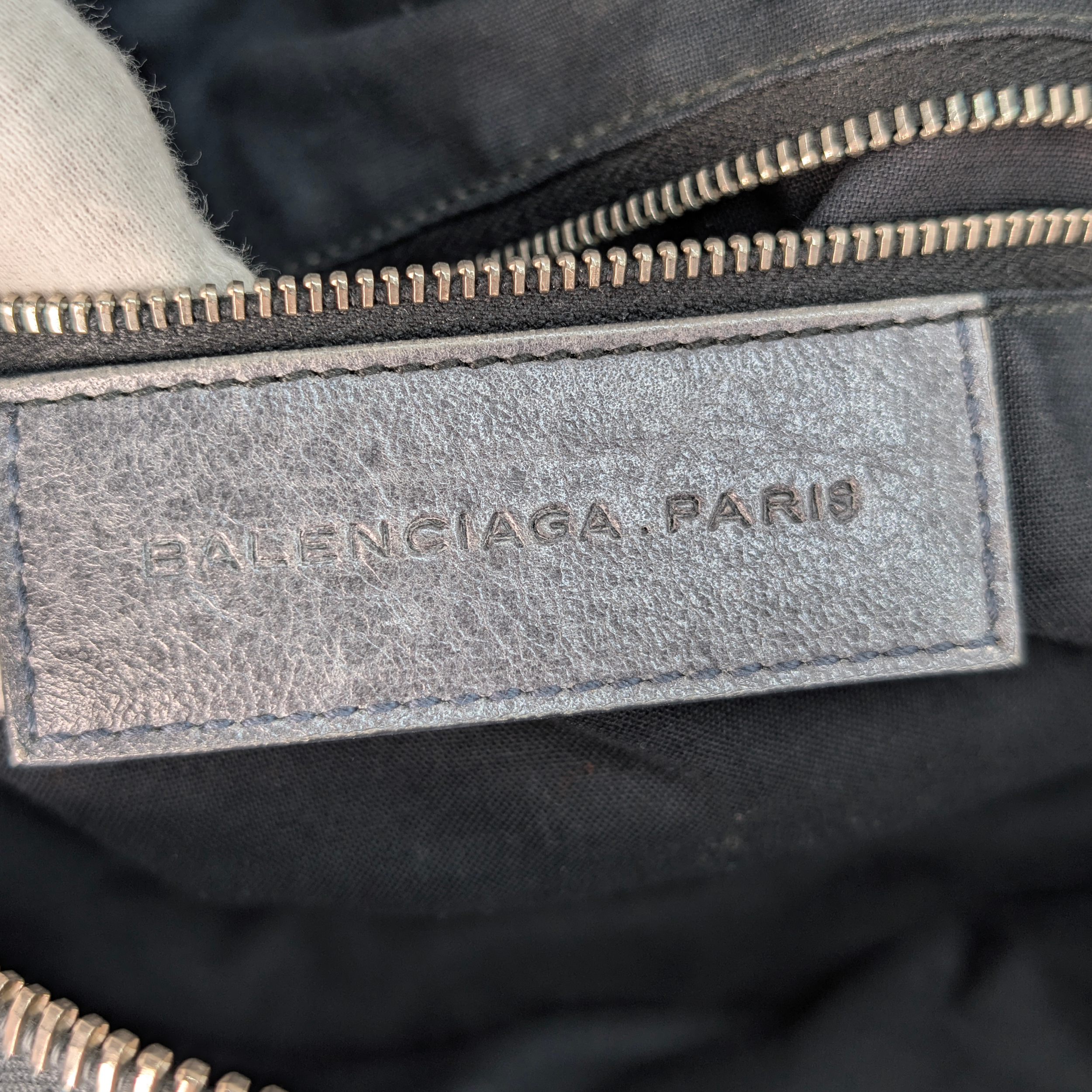 Balenciaga Motorcycle City Bag Grey