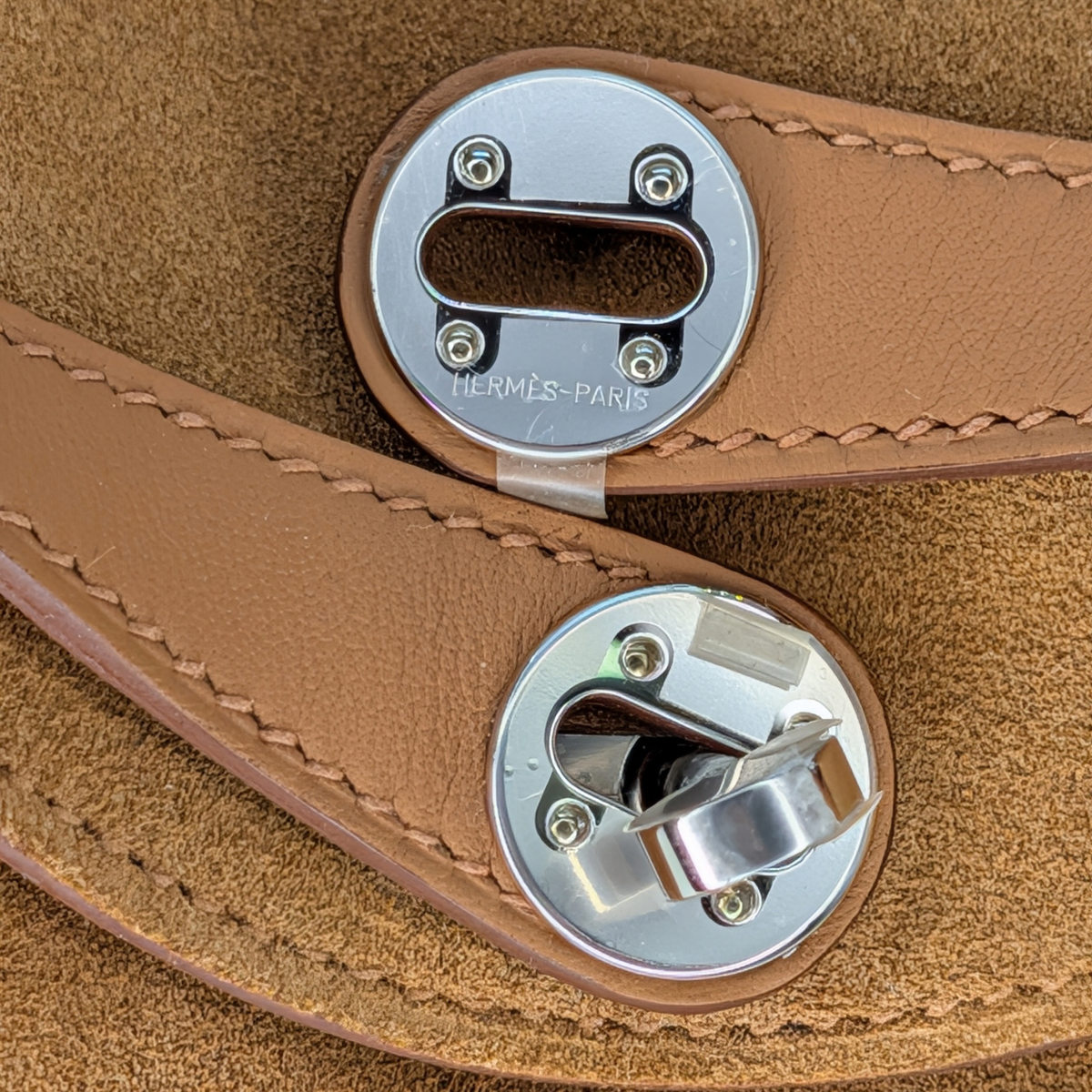 Hermes Grizzly Mini Lindy 20 Gold K Stamp