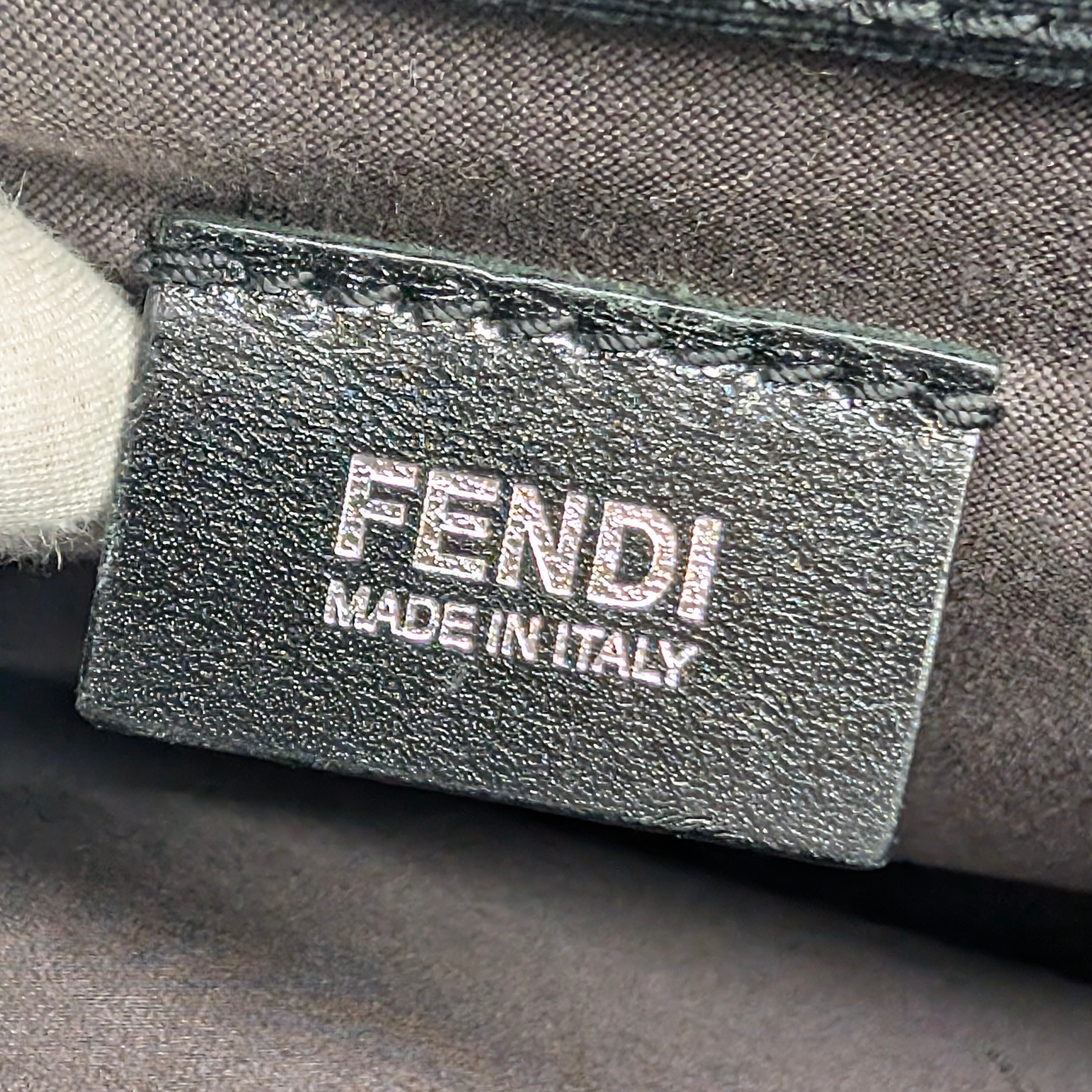 Fendi Zucca Monogram Briefcase Black