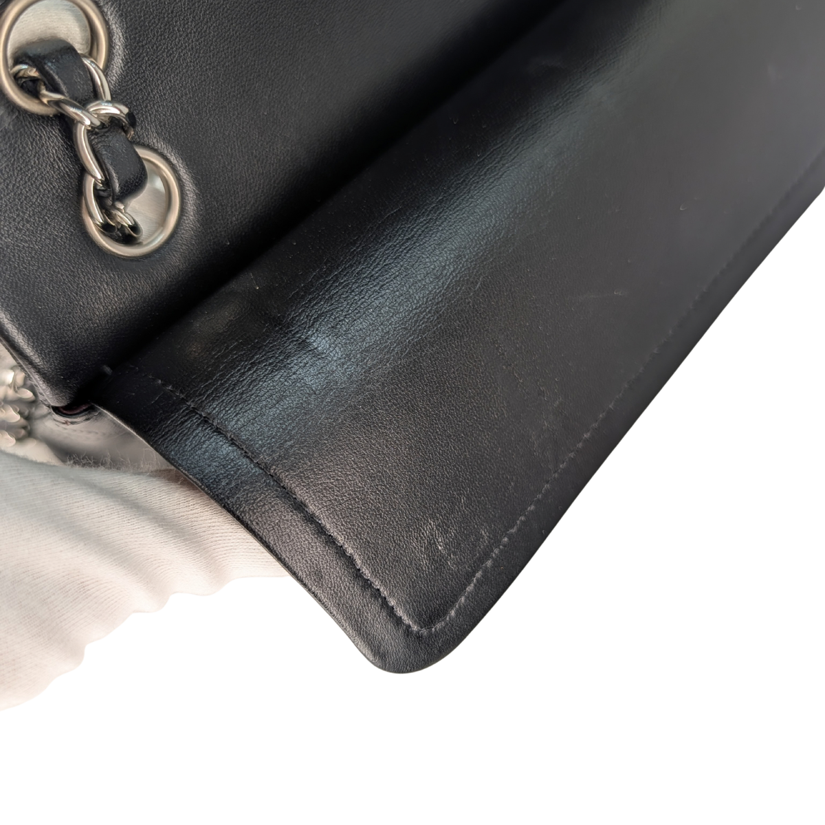 Chanel Small Classic Double Flap Lambskin Black SHW