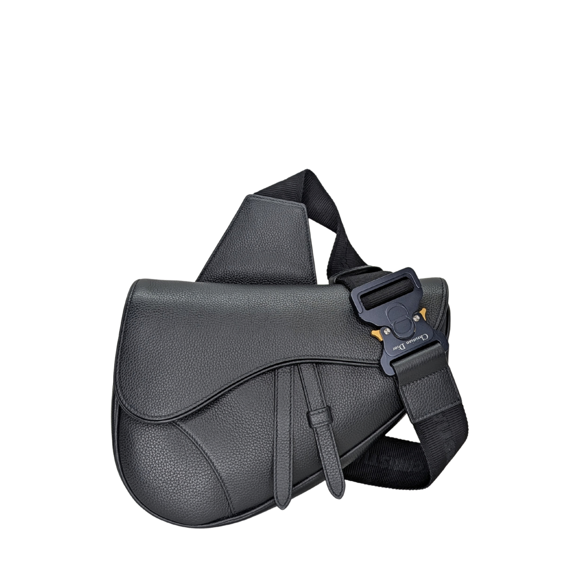 Dior Men's Saddle Bag Calfskin Black