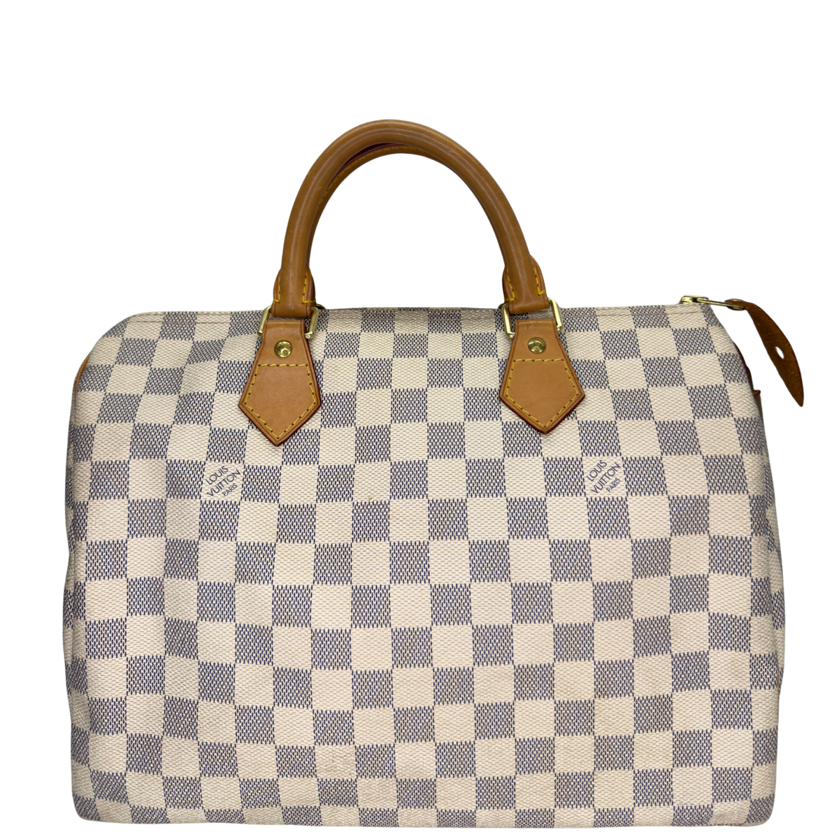 Louis Vuitton Speedy 30 Damier Azur 手袋