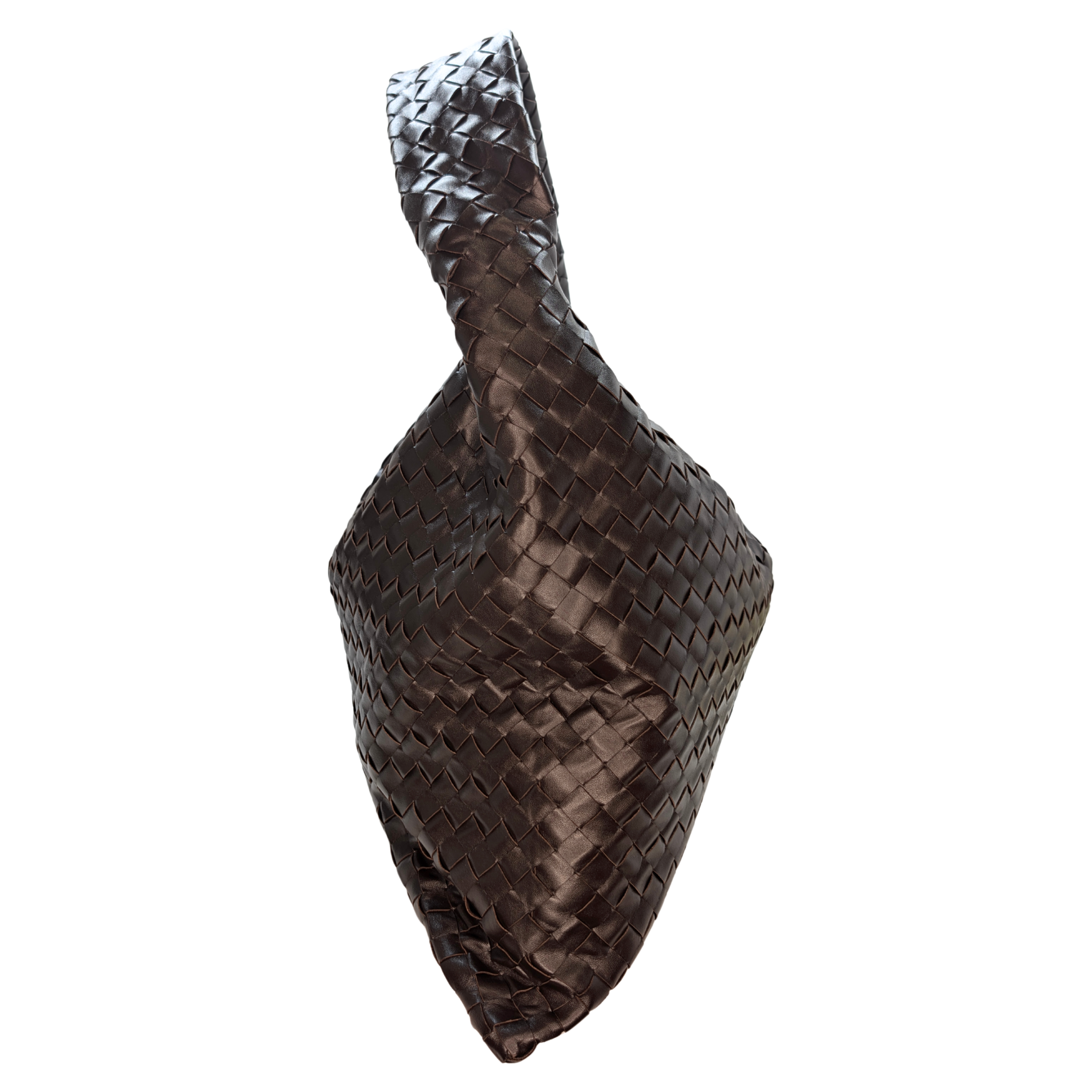 Bottega Veneta Large Hop Fondant Brown Shoulder Bag