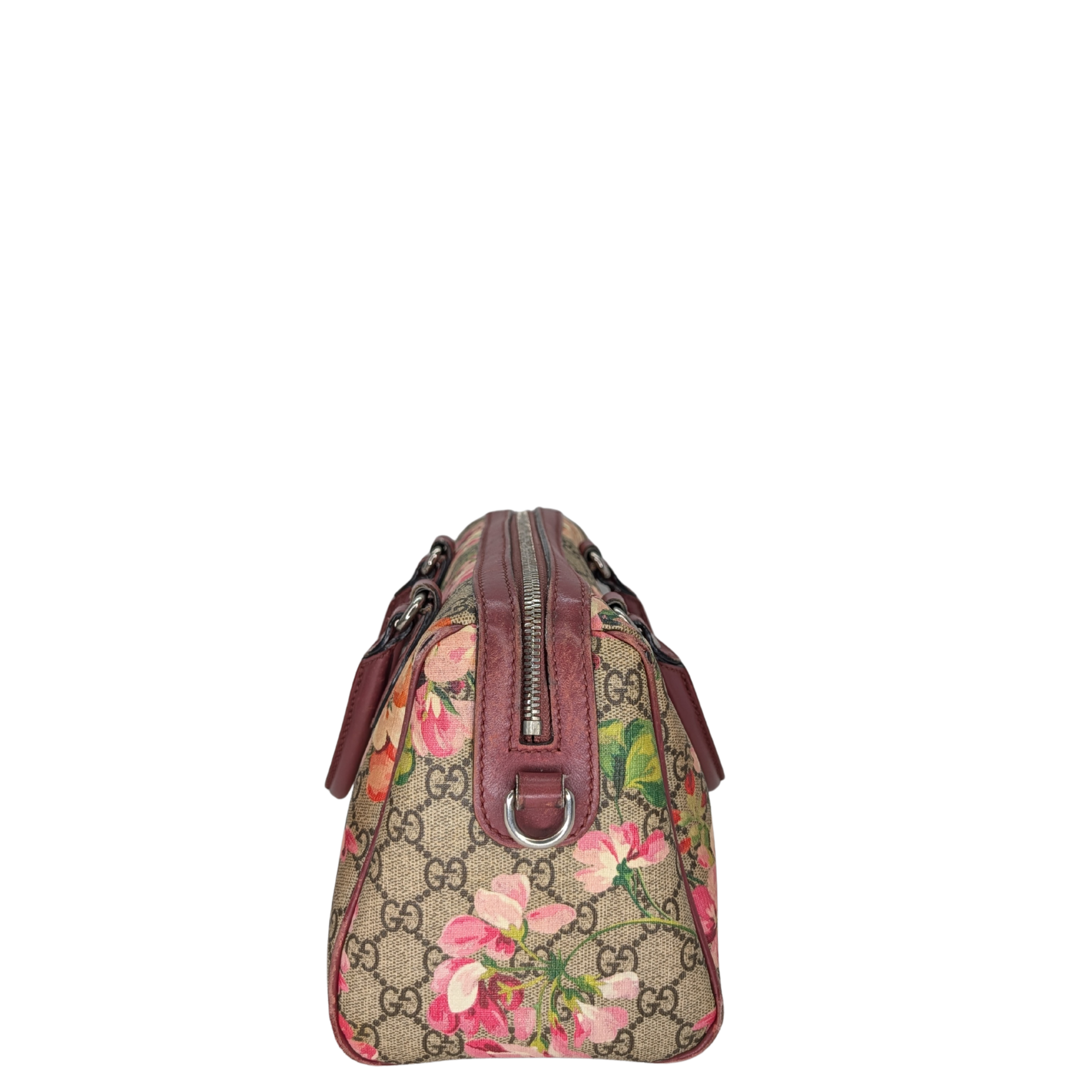 Gucci 花卉圖案 Boston 手袋