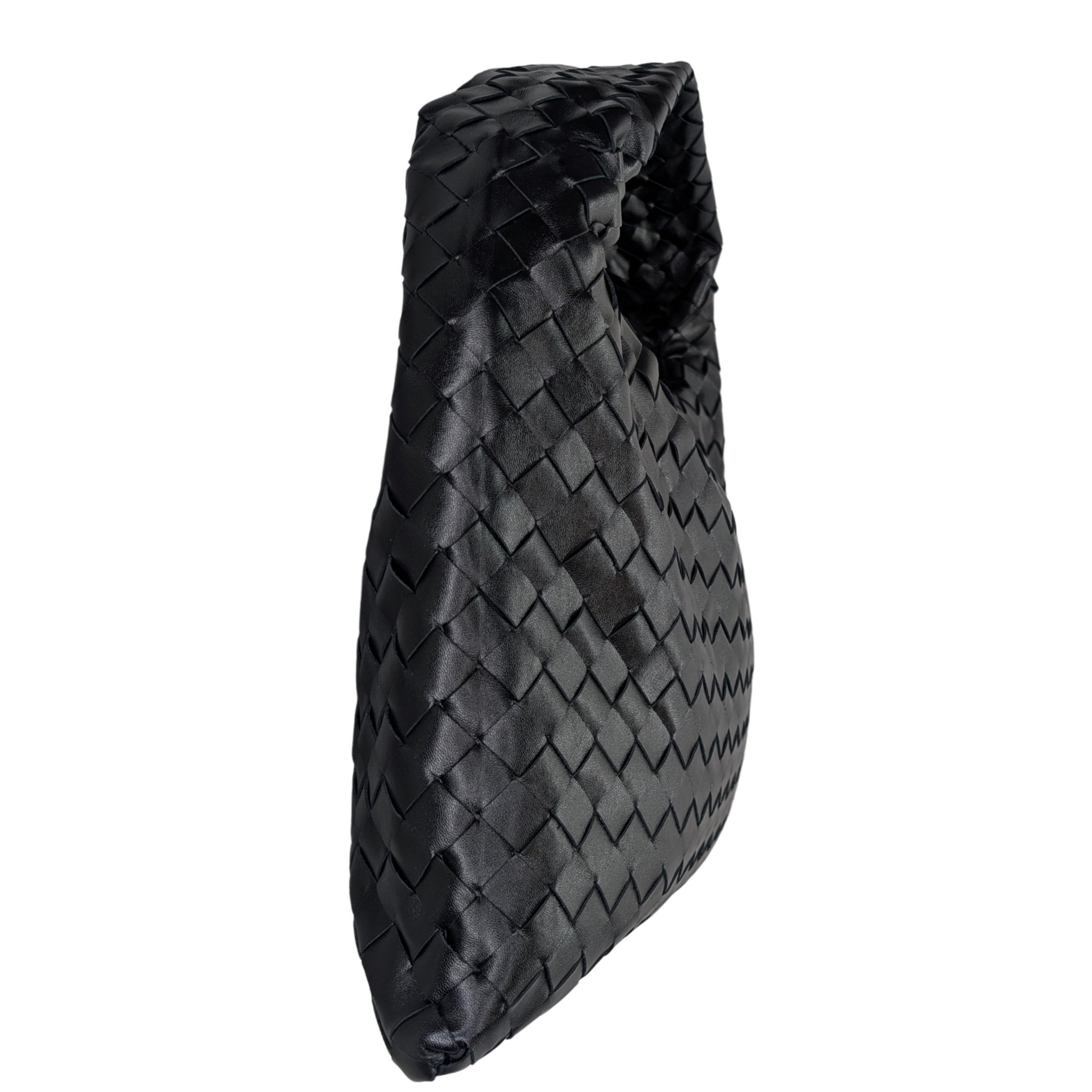 Bottega Veneta Small Hop 黑色編織手袋