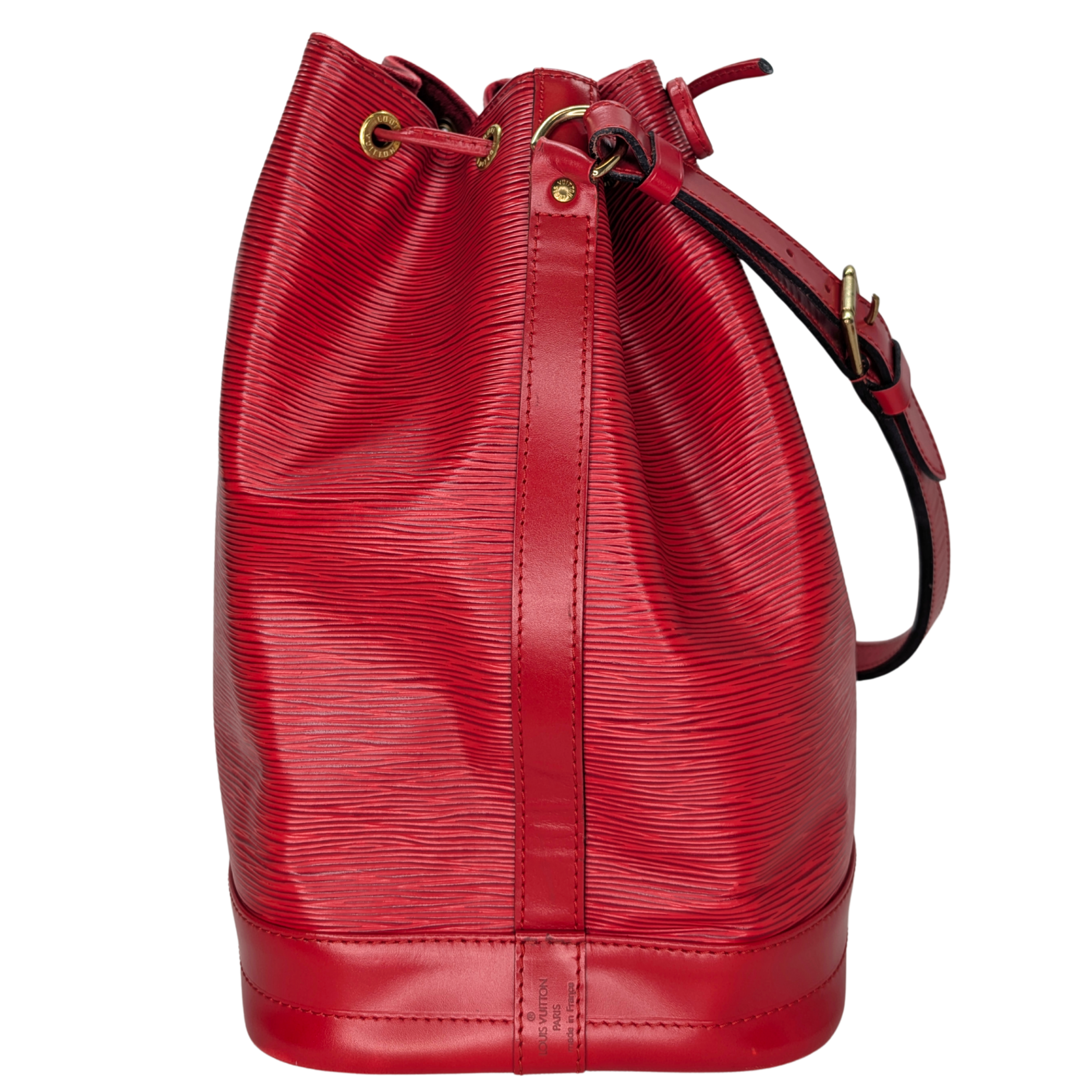 Louis Vuitton Epi Noe GM Bucket Bag Red