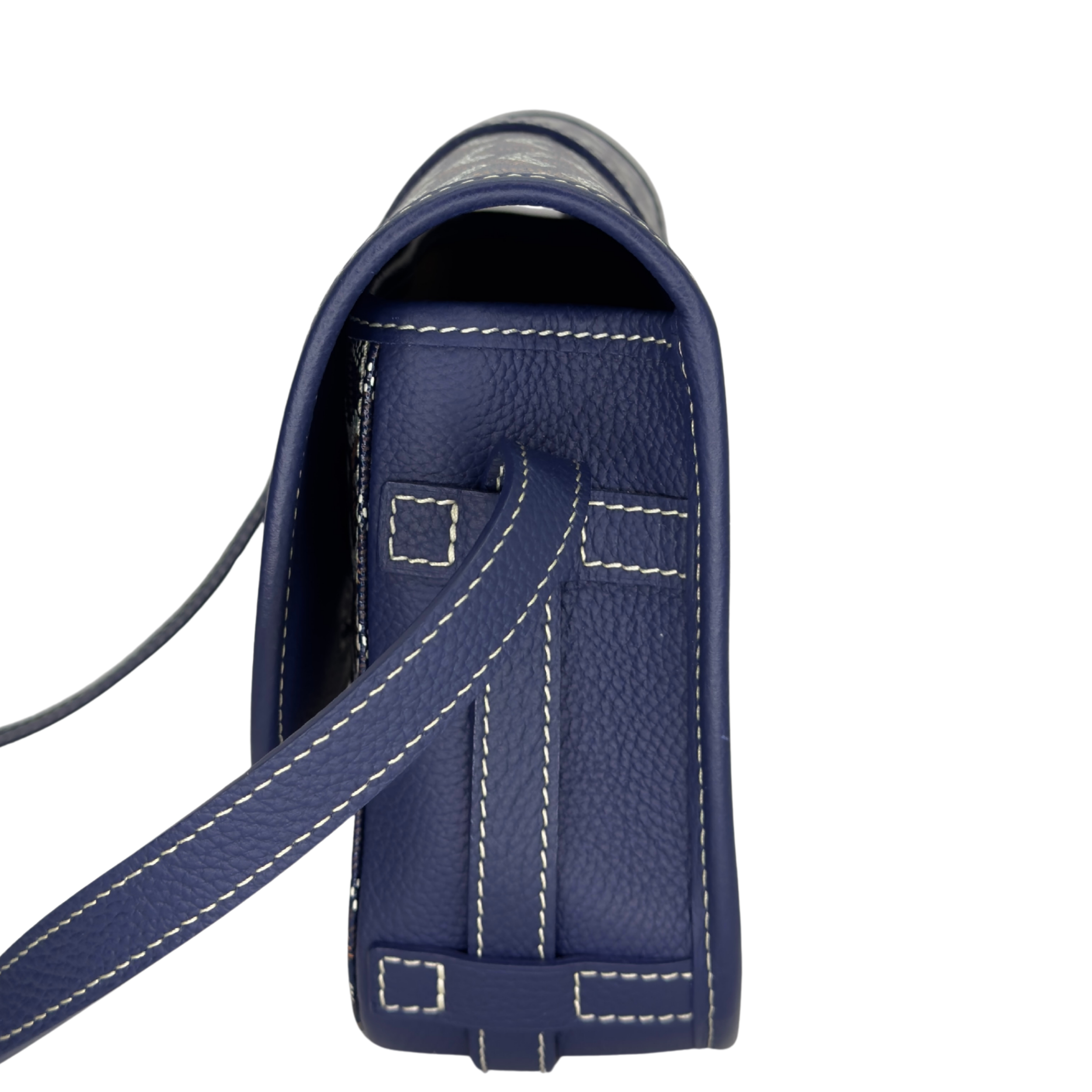 Goyard Belvedere II PM Crossbody Messenger Bag Navy