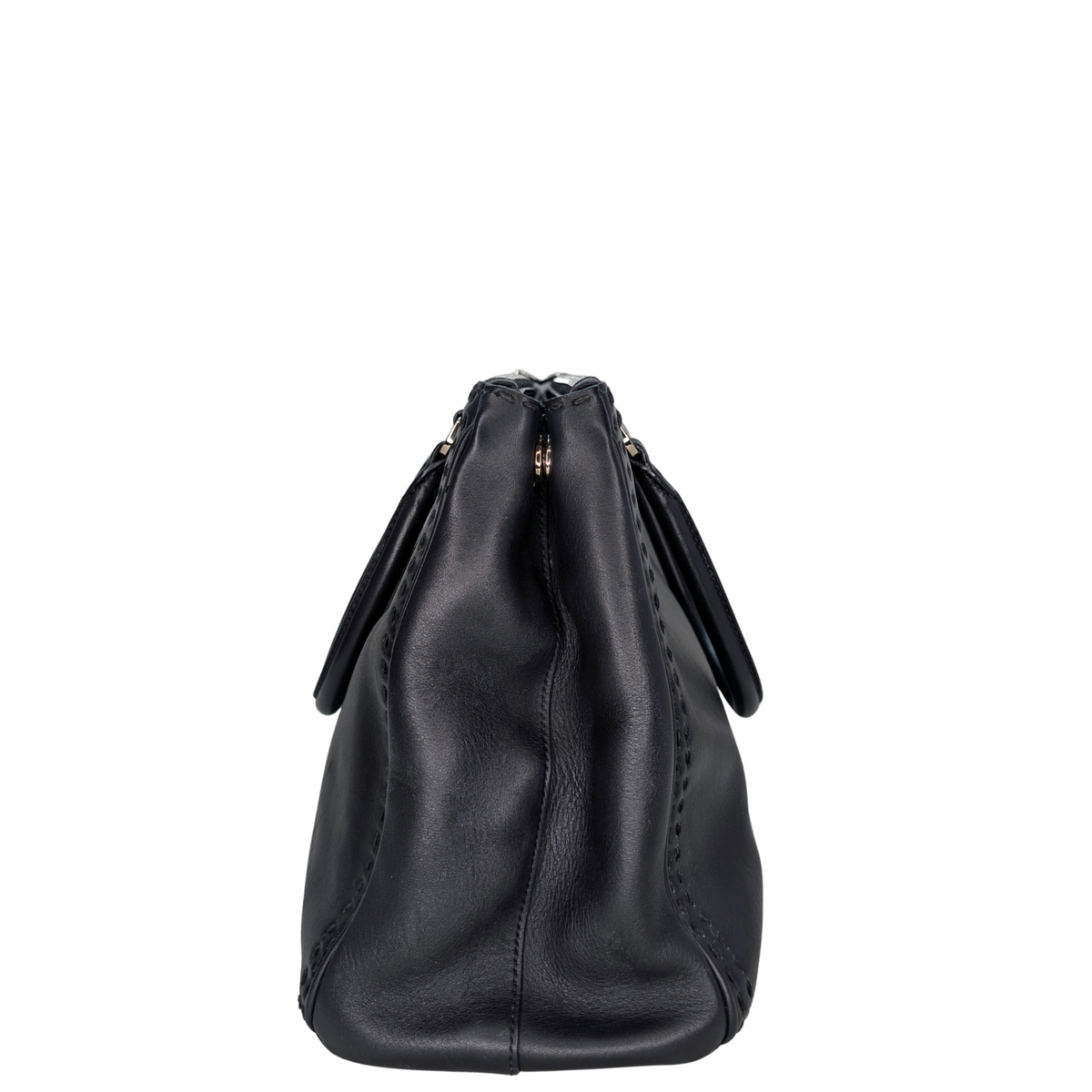 Prada City Calf Lux Galleria Handbag Black
