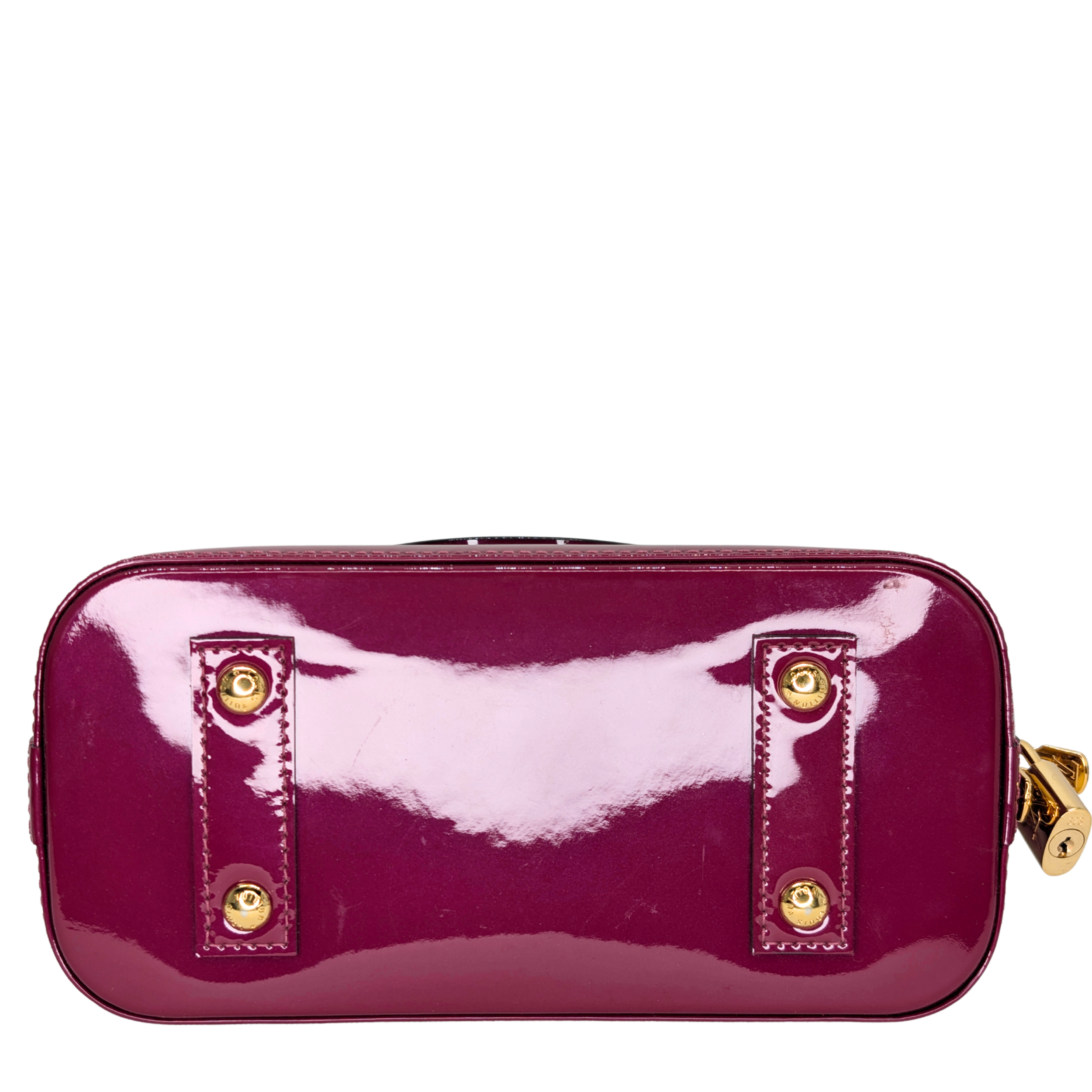 Louis Vuitton Alma BB Monogram Vernis purple