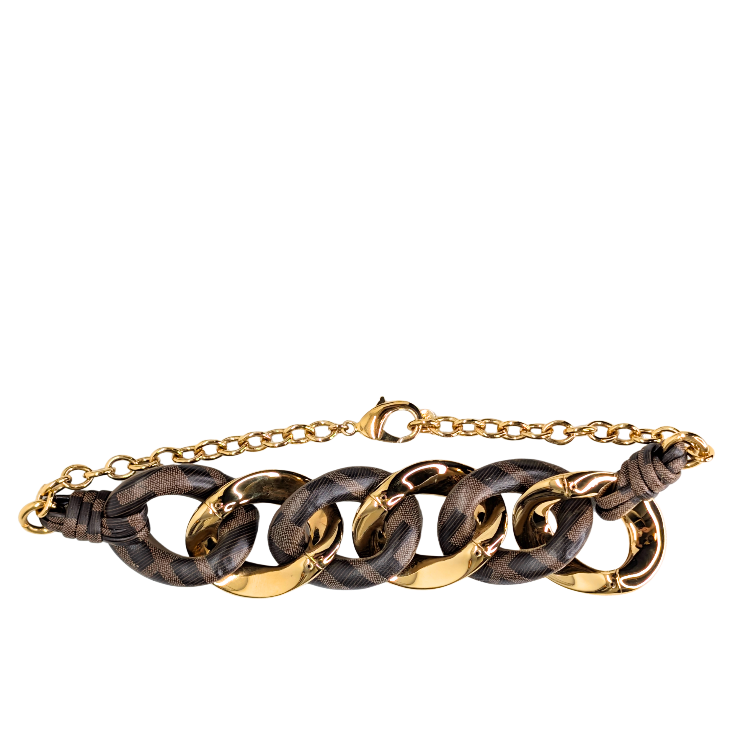Fendi Leather Filo Necklace