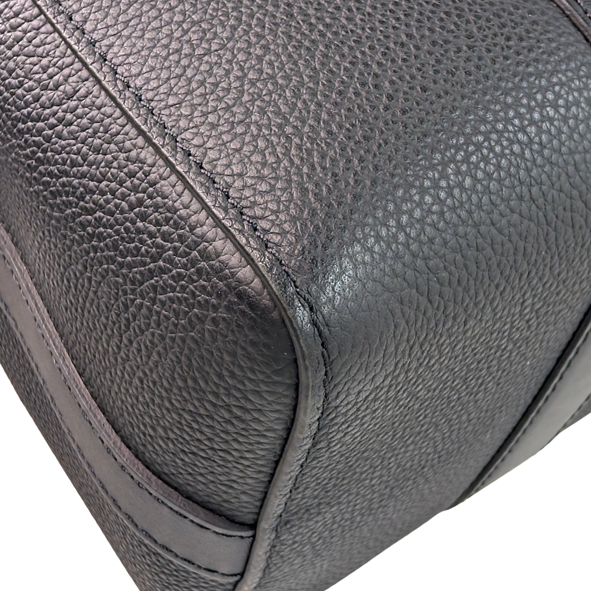 Louis Vuitton Aerogram City Keepall Grained Leather Black