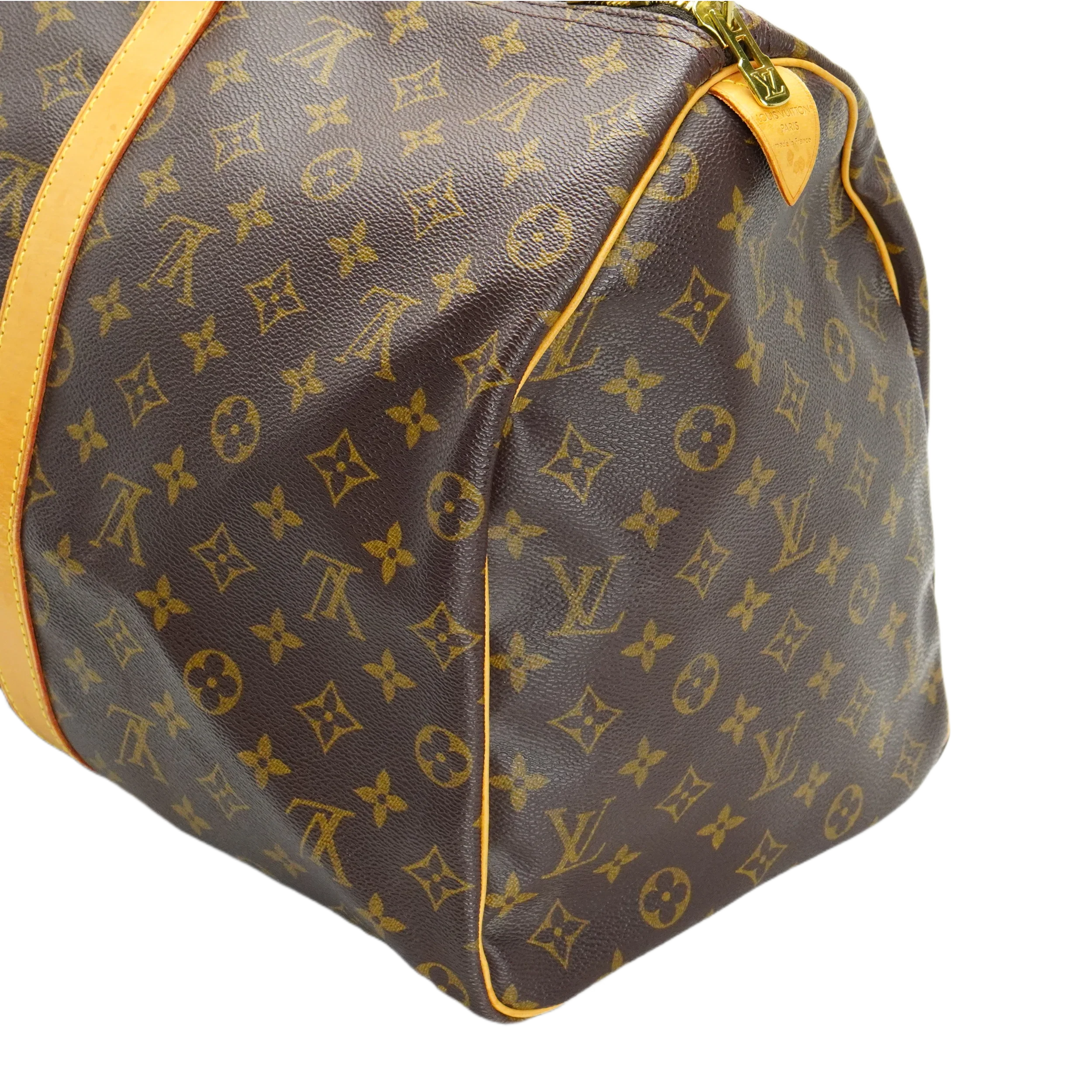 Louis Vuitton Brown Monogram Keepall 50 Bag - Lost Designer