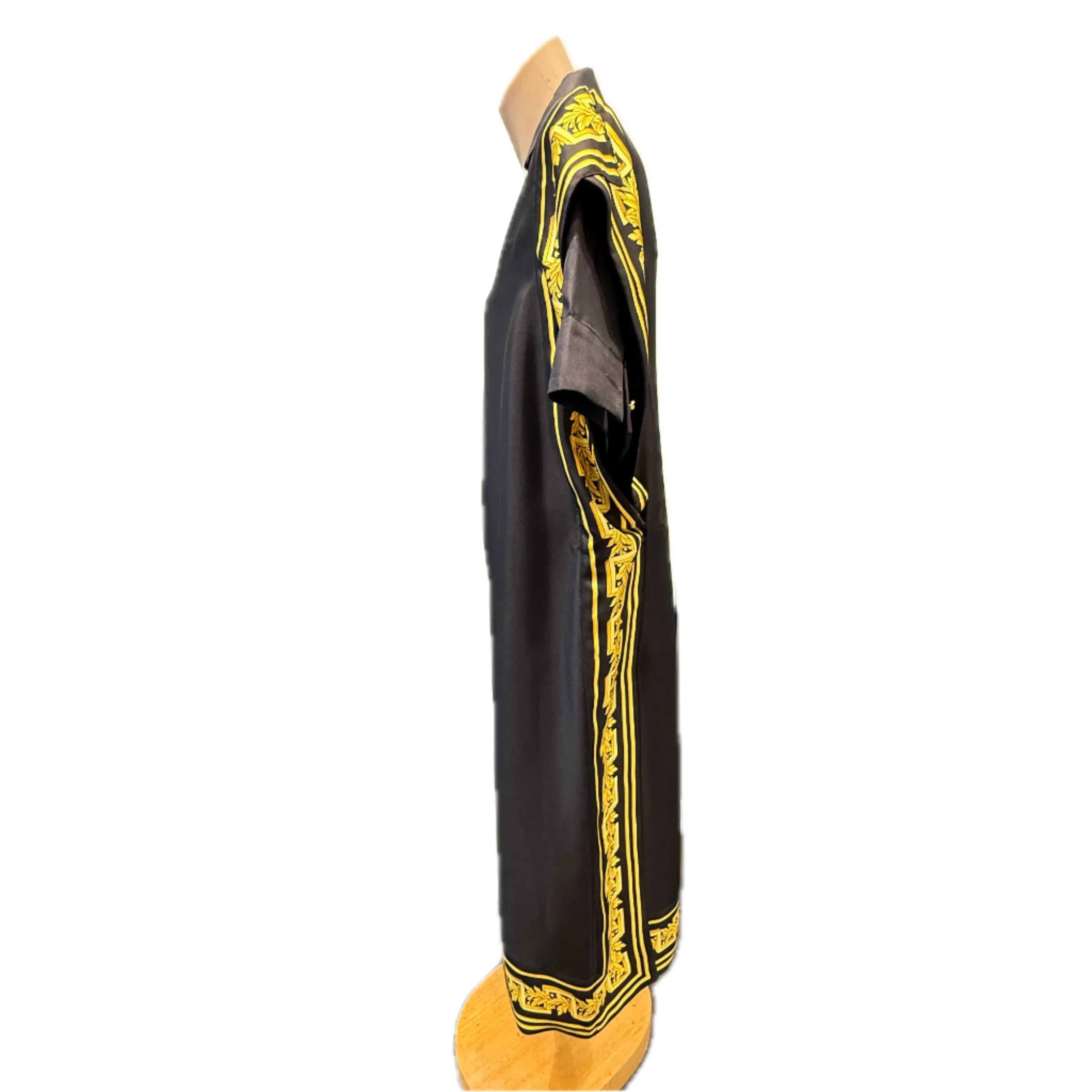 Black/Gold versace Dress, 46 - Lost Designer