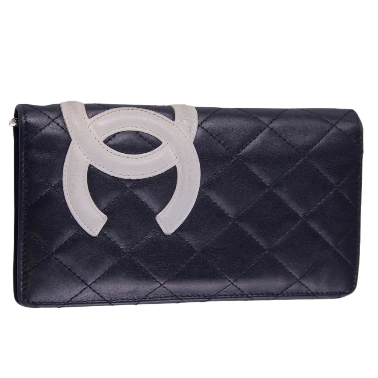 Chanel Ligne Cambon Yen Long Wallet Black - Lost Designer