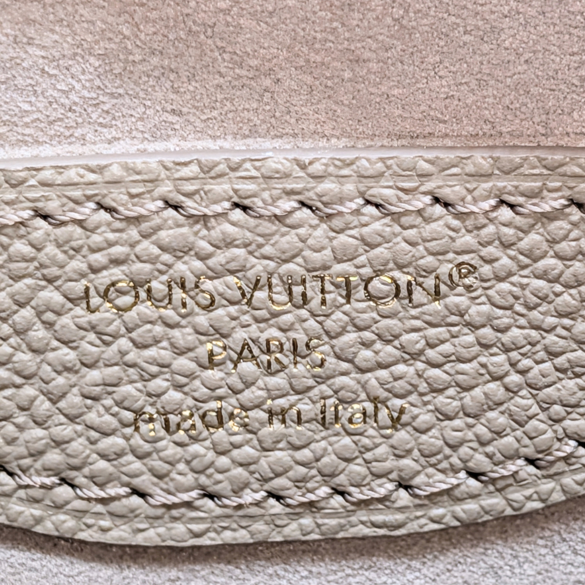 Louis Vuitton Boulogne PM tourterelle Gray Monogram Empreinte