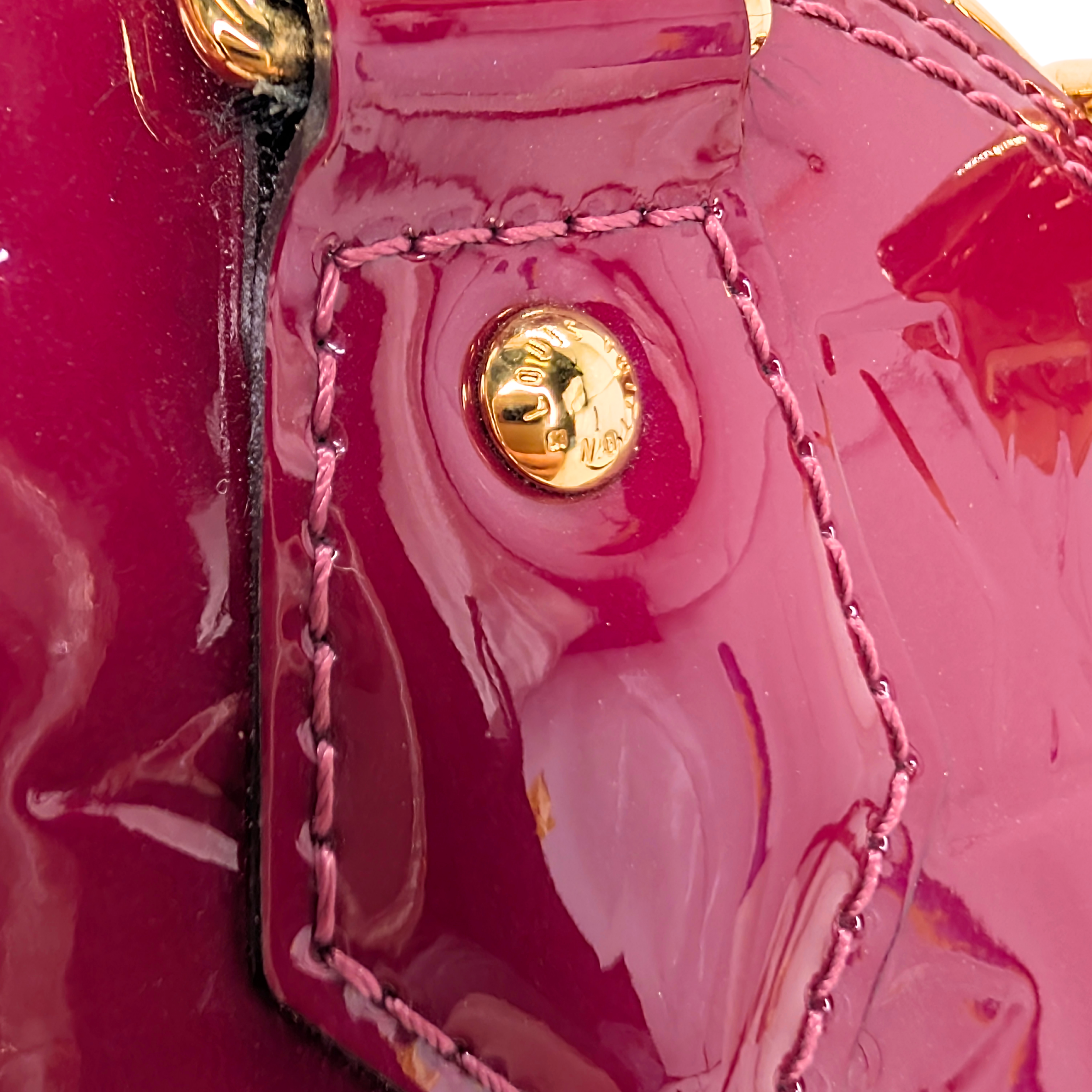 Louis Vuitton Alma BB Monogram Vernis purple