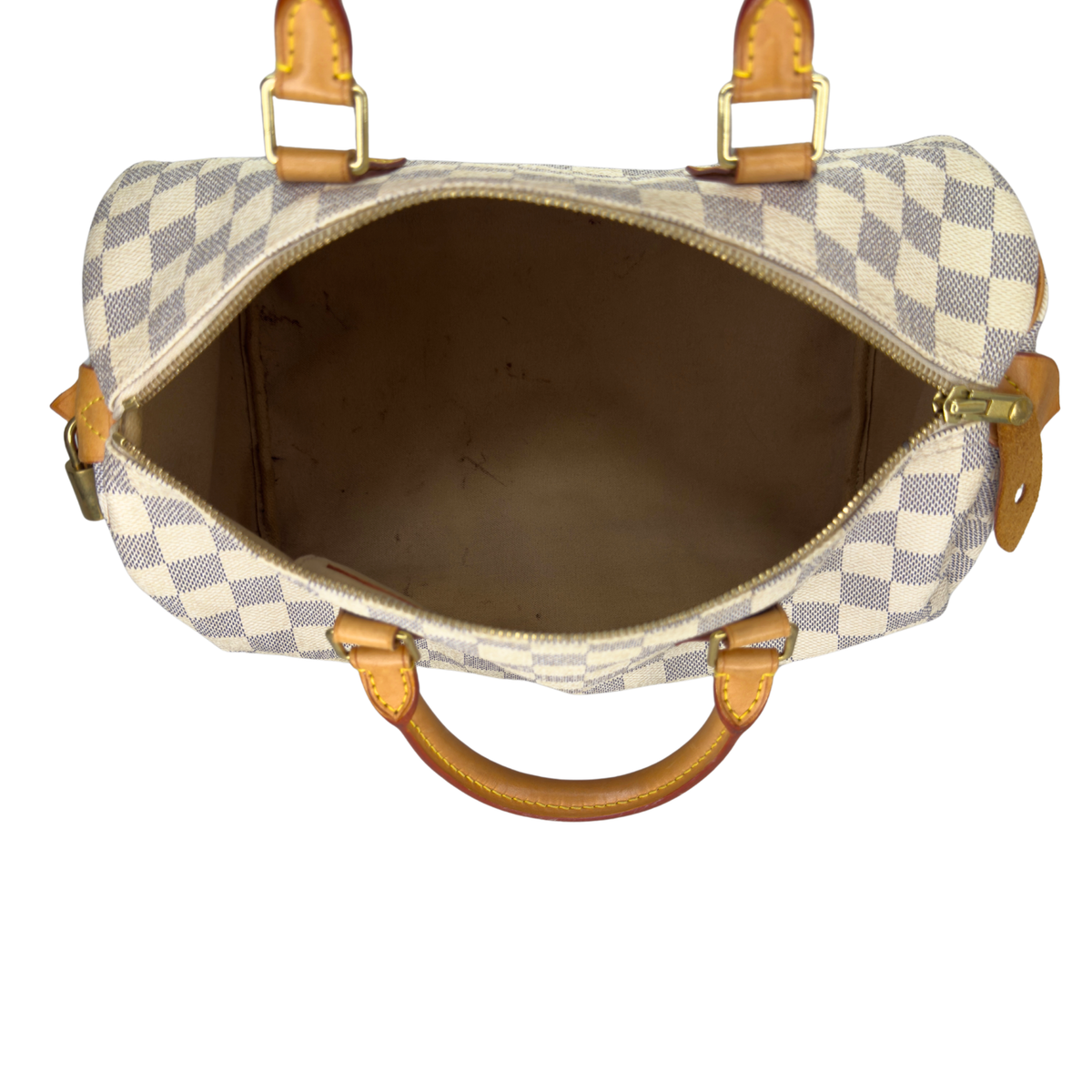 Louis Vuitton Speedy 30 Damier Azur 手袋