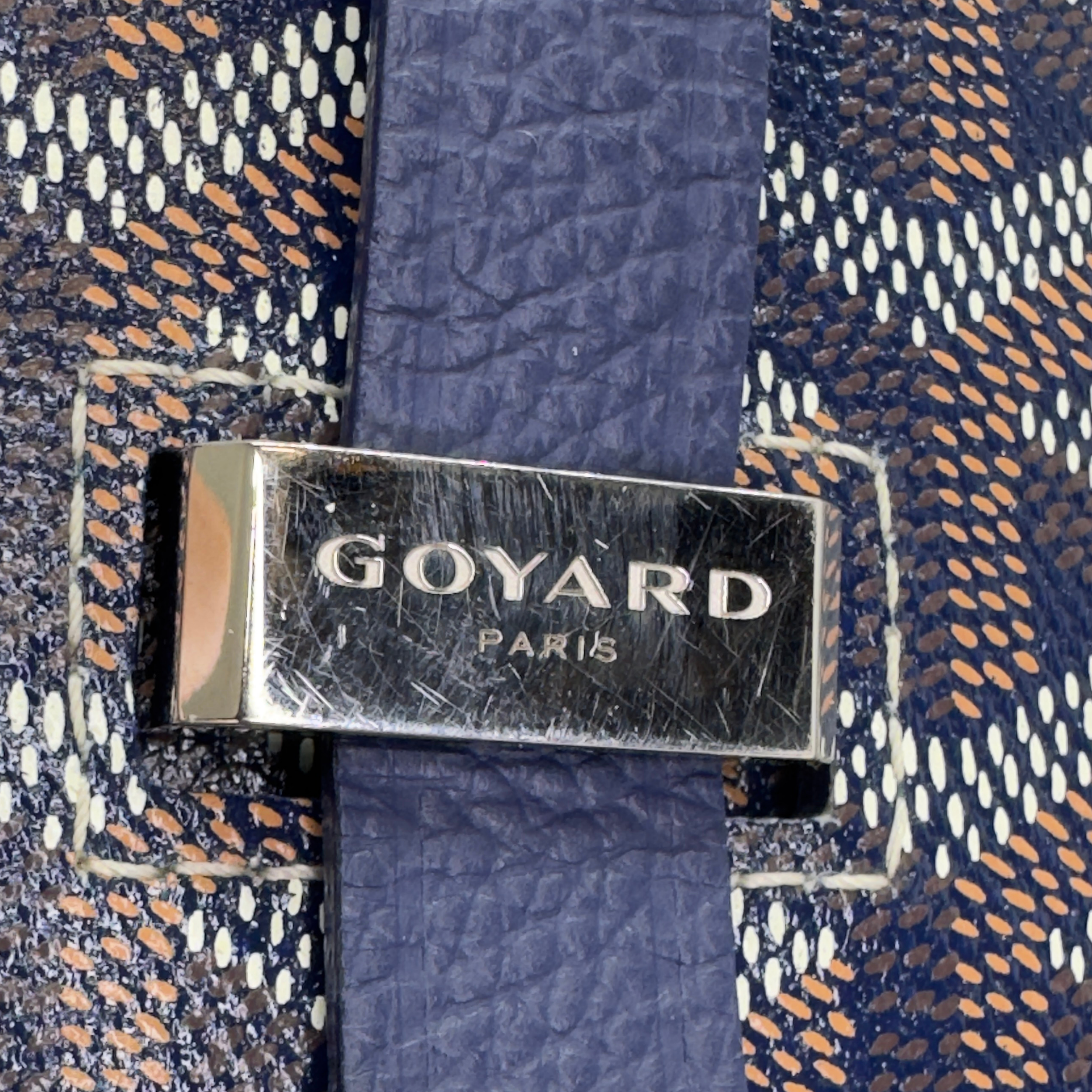 Goyard Belvedere II PM Crossbody Messenger Bag Navy