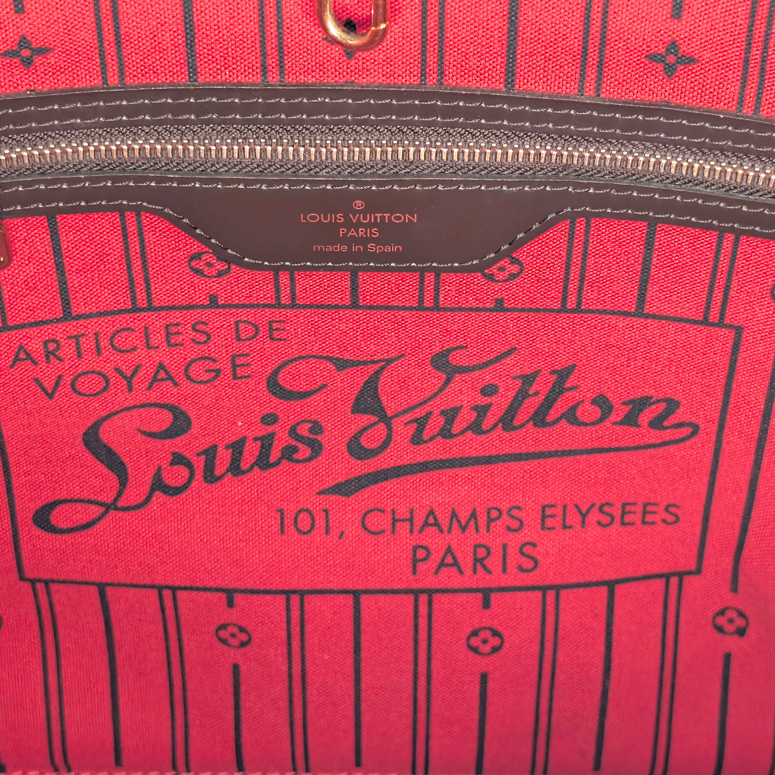 Louis Vuitton Neverfull MM Damier Ebene