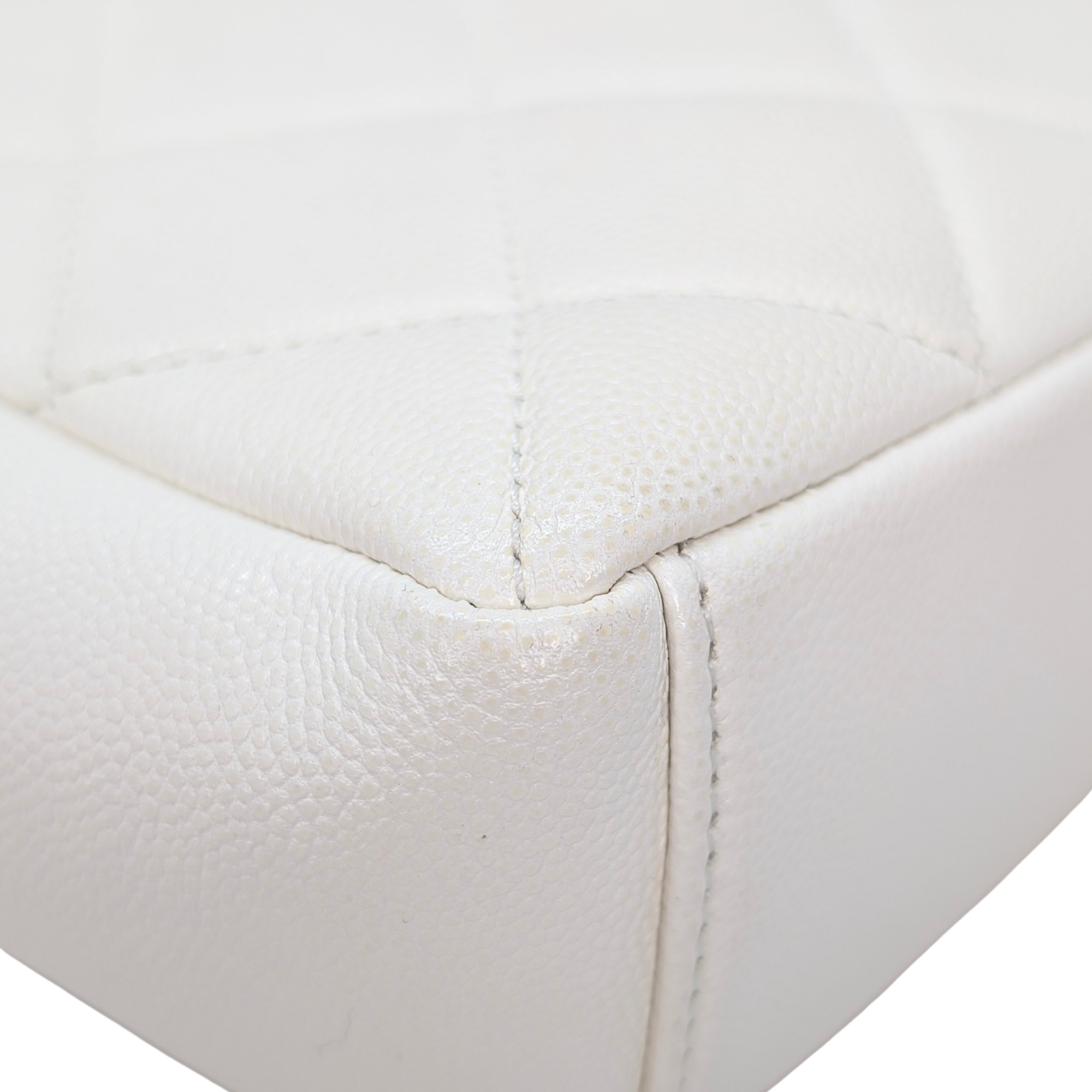 Chanel My Everything Flap Caviar Crossbody Bag White