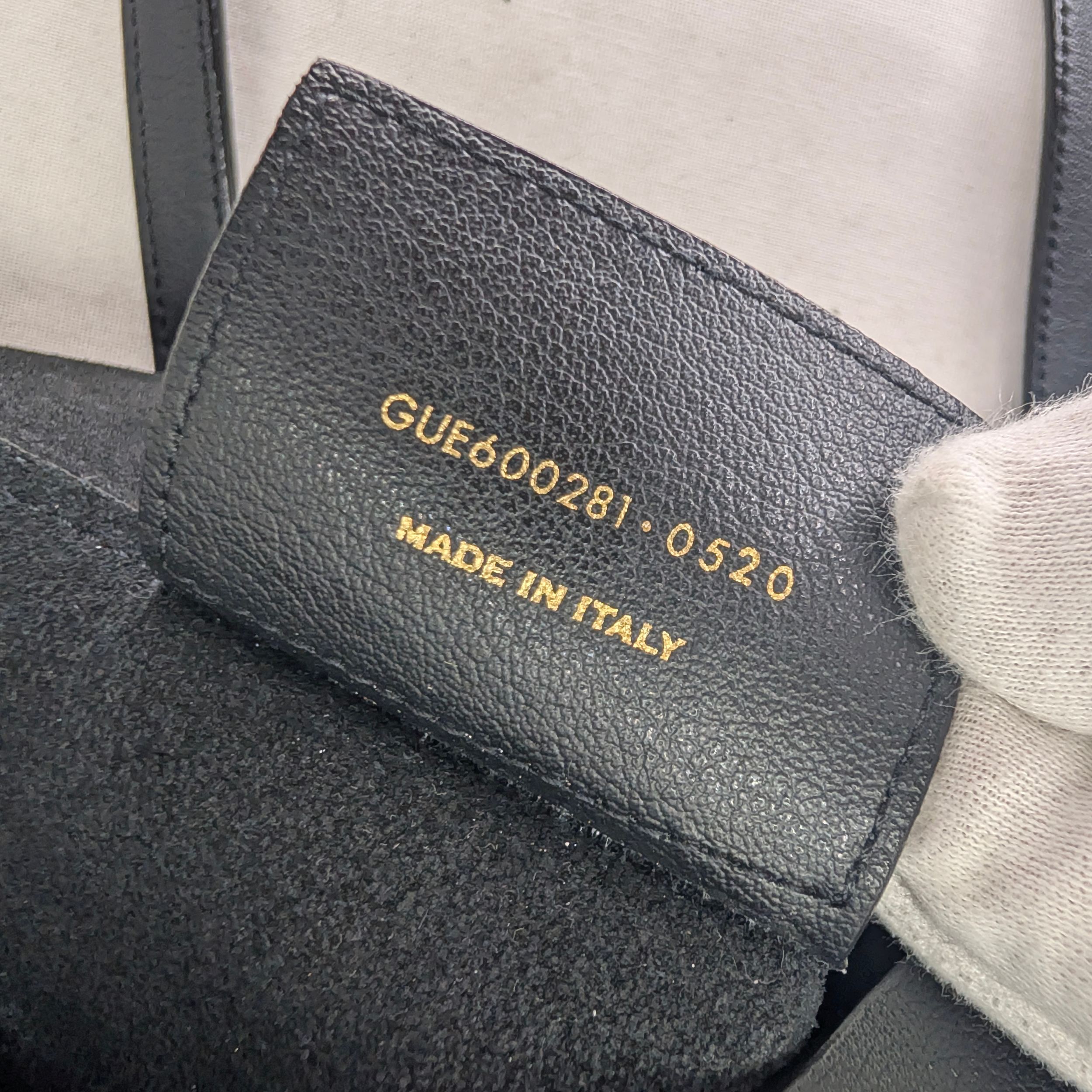 Saint Laurent Shopping Tote Leather Black
