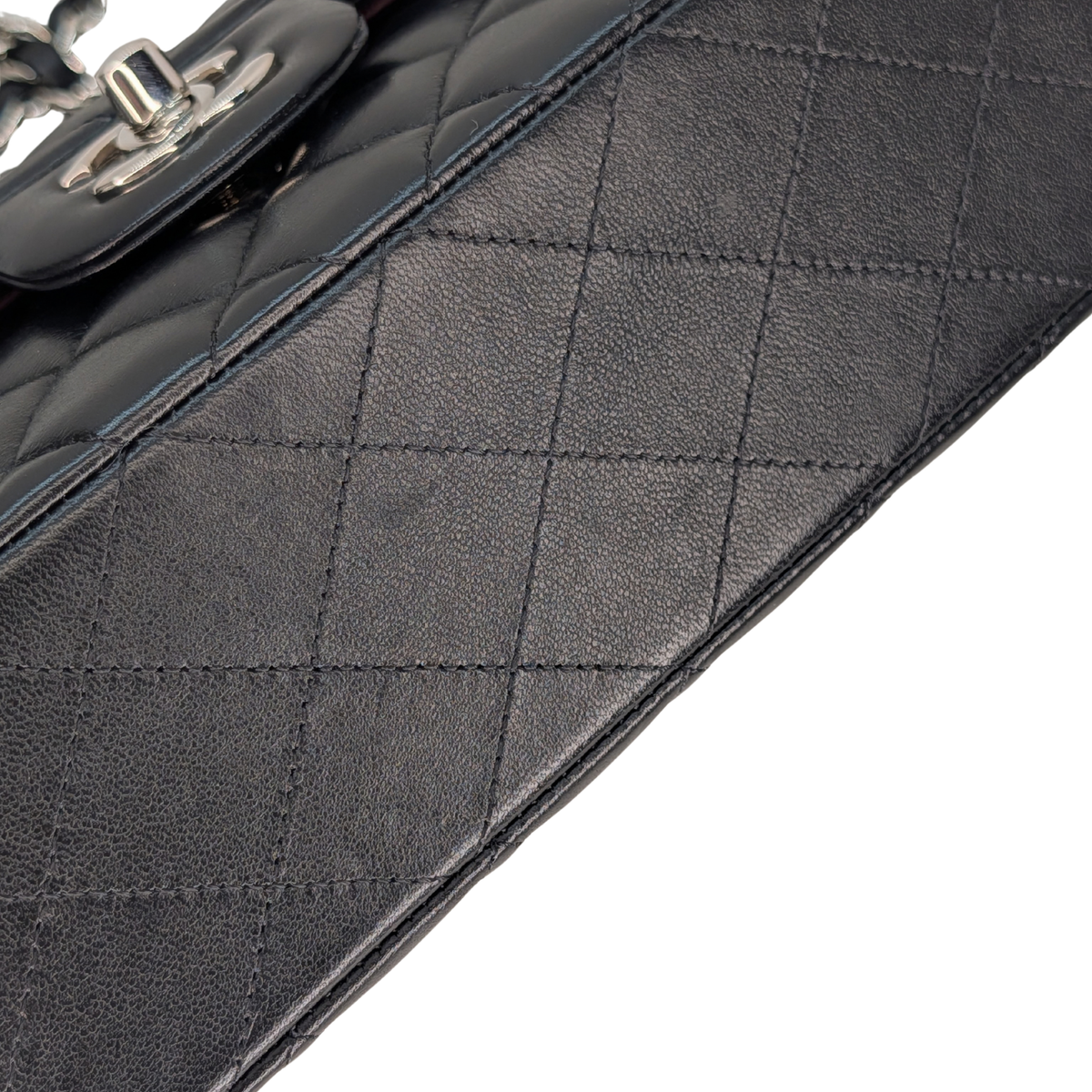 Chanel Small Classic Double Flap Lambskin Black SHW