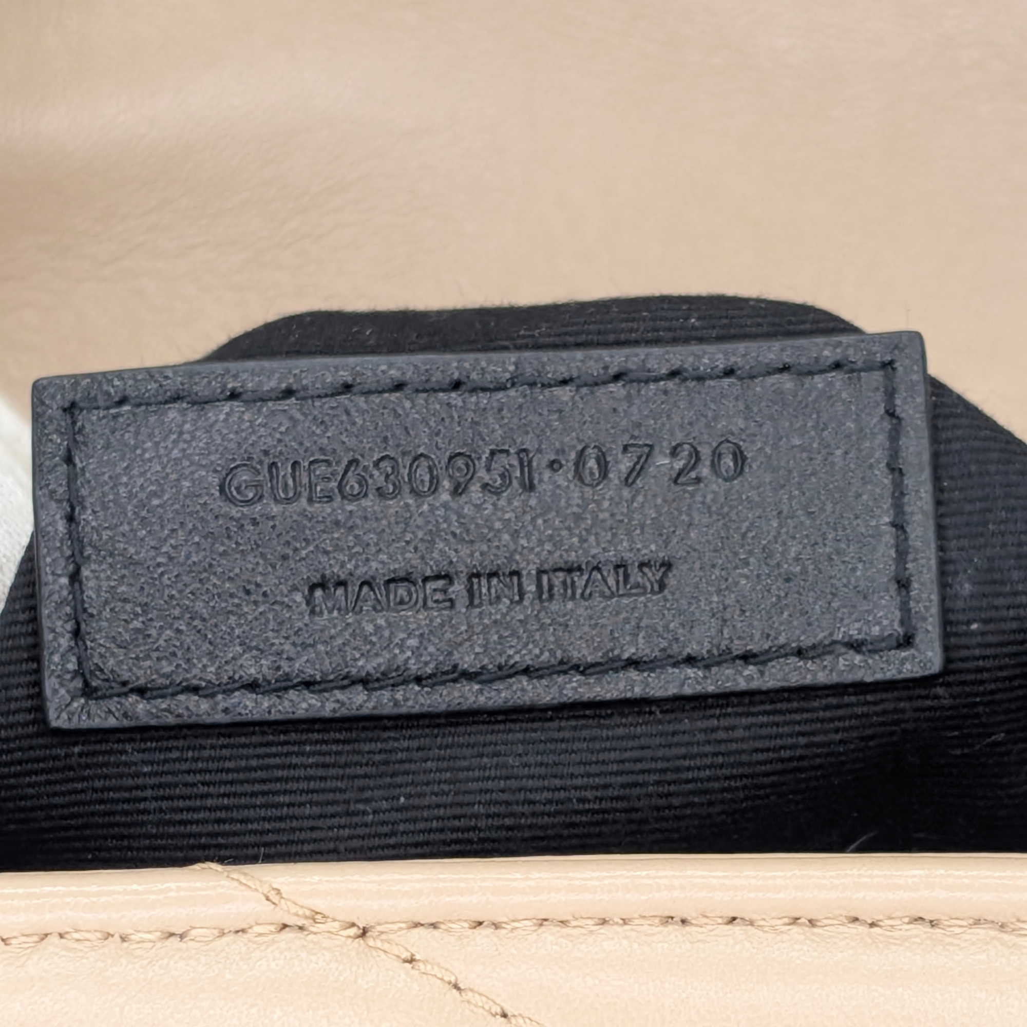 Saint Laurent Mini Lou Lou Shoulder Bag Beige