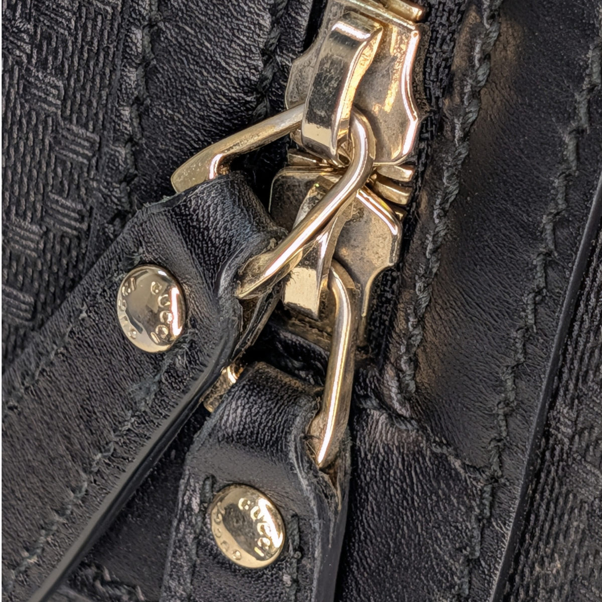 Gucci 黑色 Boston 手袋