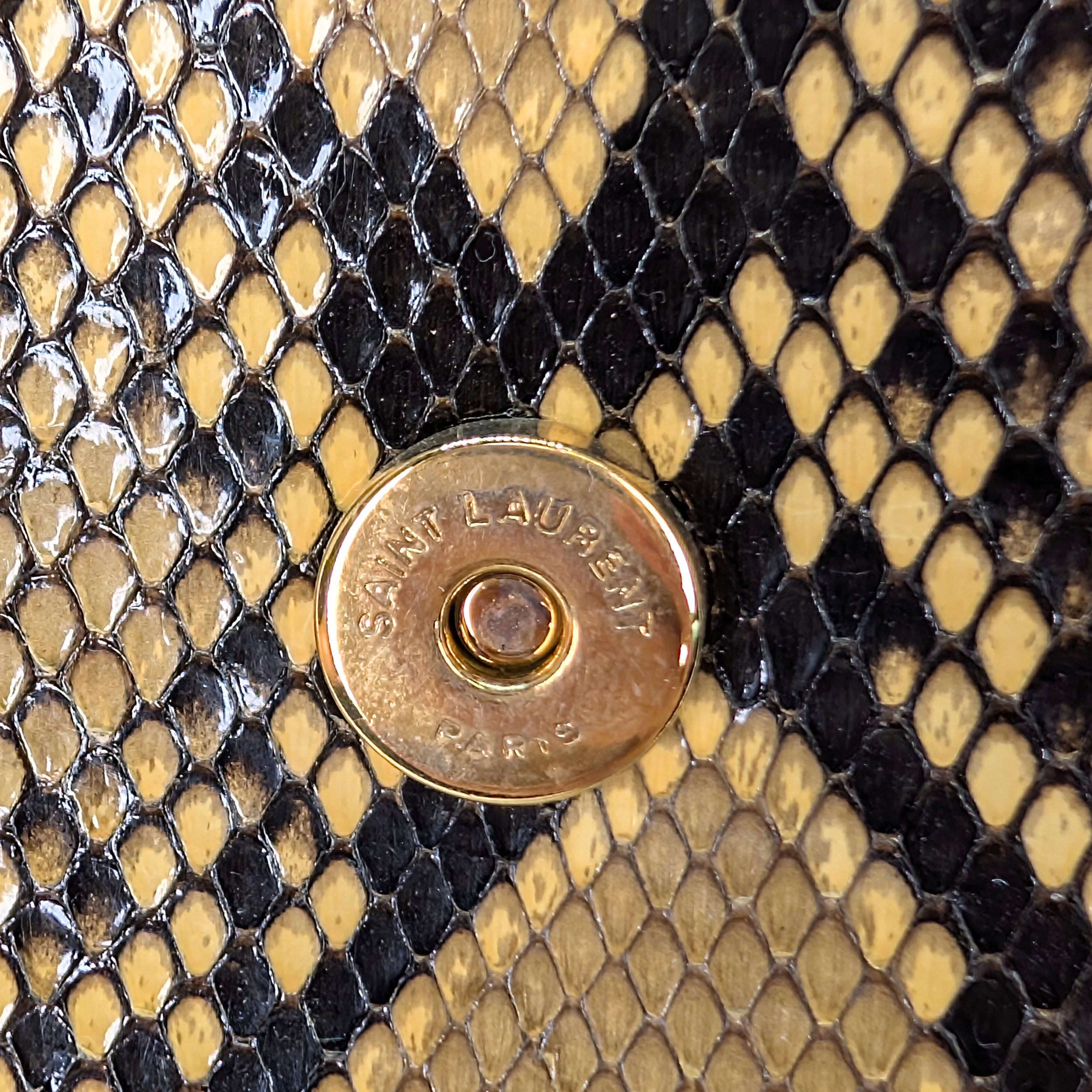 Saint Laurent Kaia Python 小號