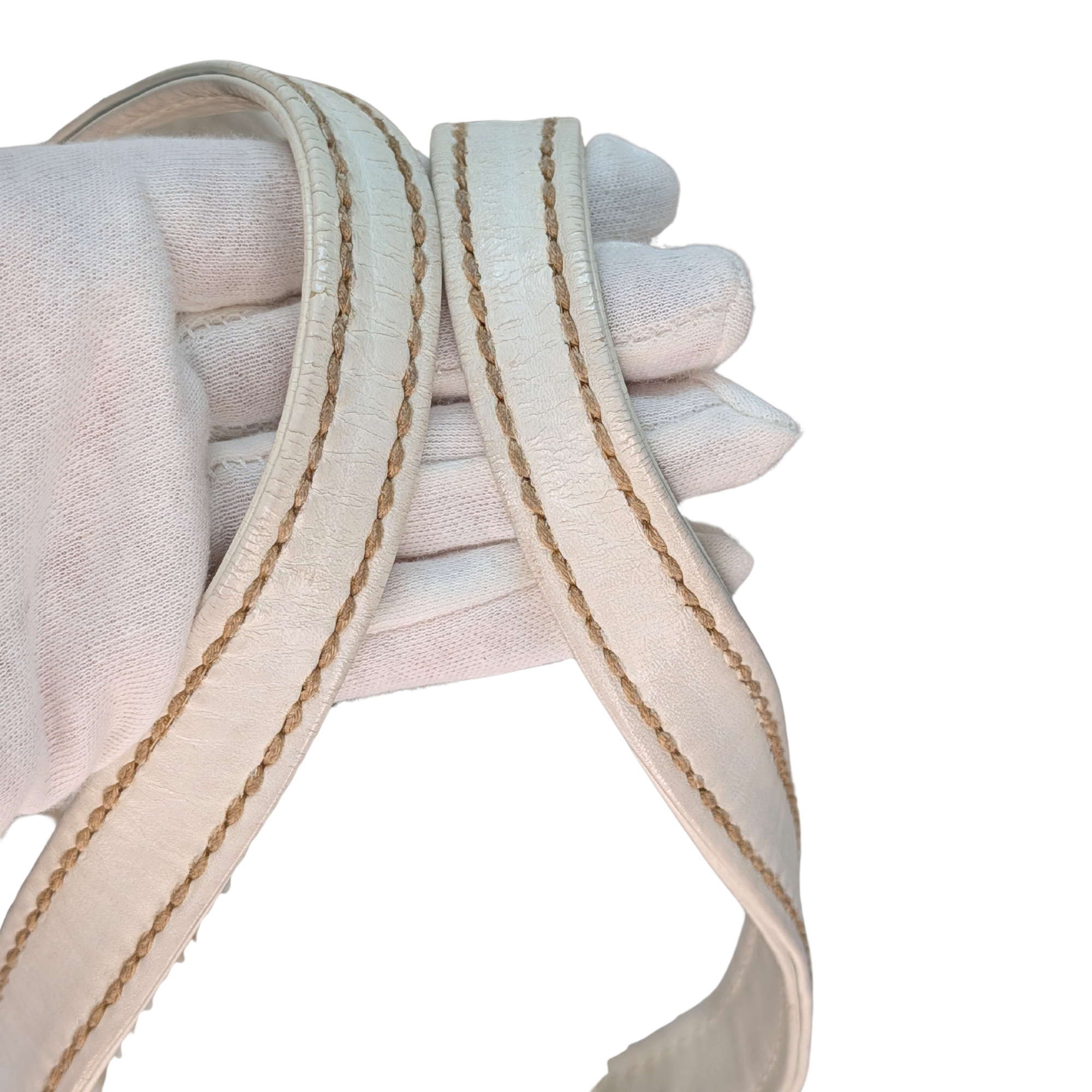 Chanel Wild Stitch Tote Bag White
