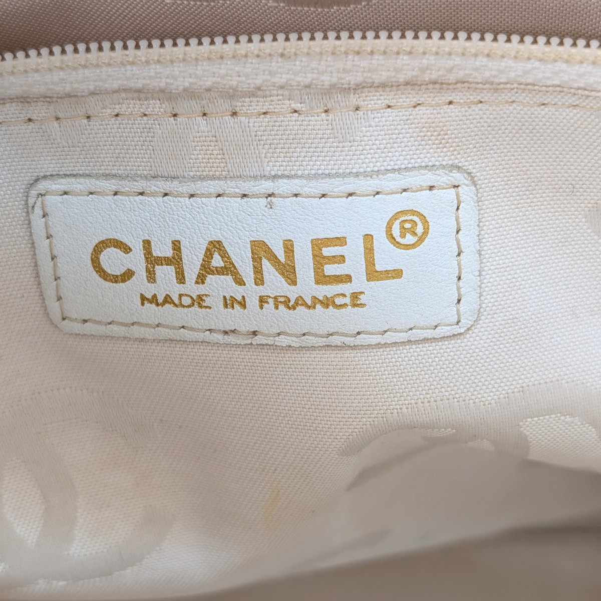 Chanel Wild Stitch Tote Bag White