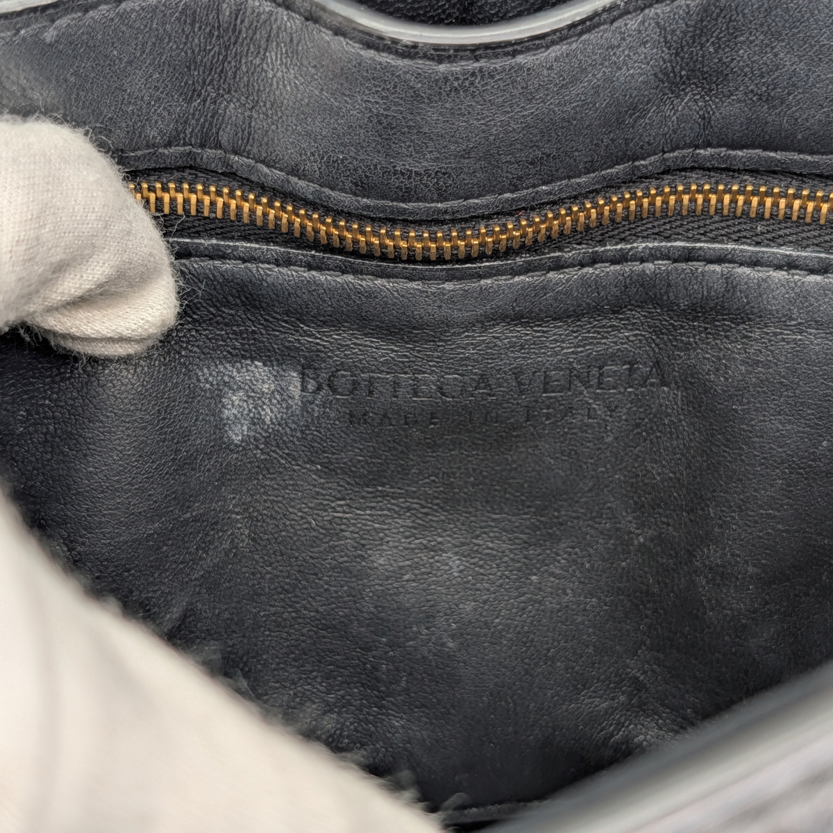 Bottega Veneta Padded Cassette Intrecciato Bag Black