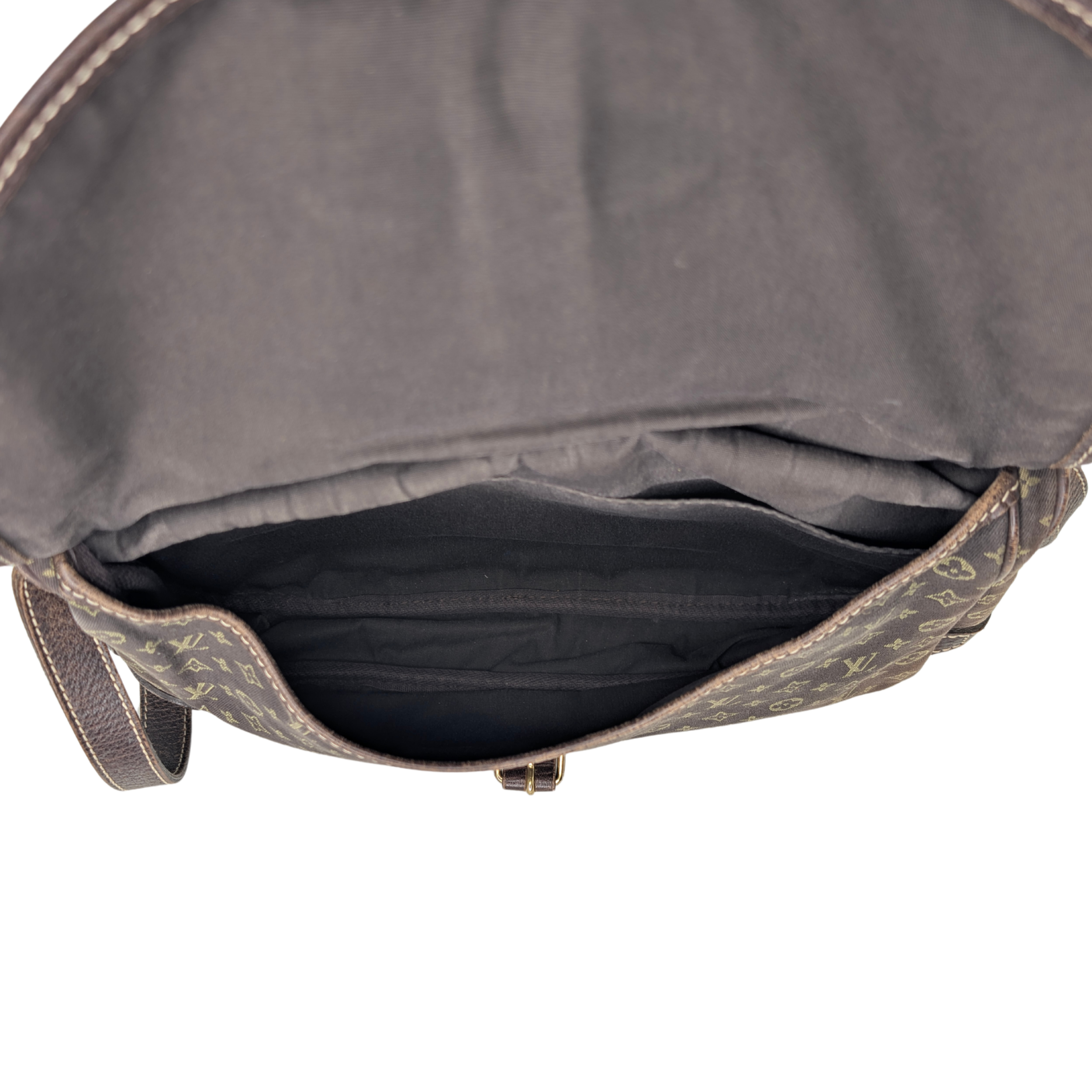 Louis Vuitton Saumur 30 Mini Lin Monogram Crossbody Bag
