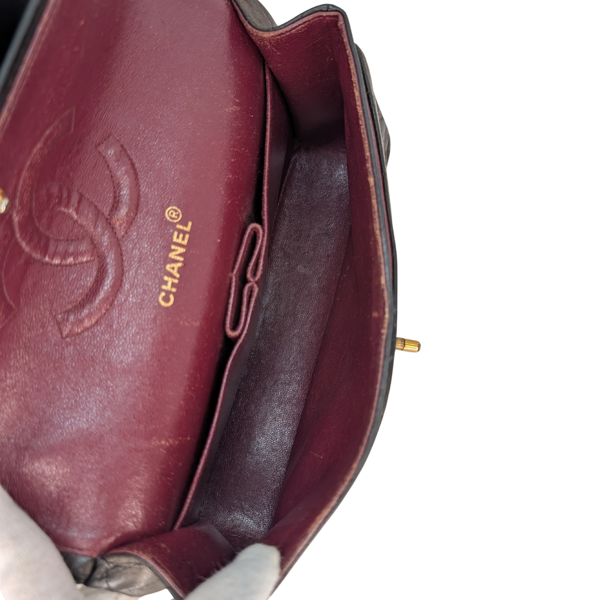 Chanel Vintage Classic Flap 羊皮菱格手袋