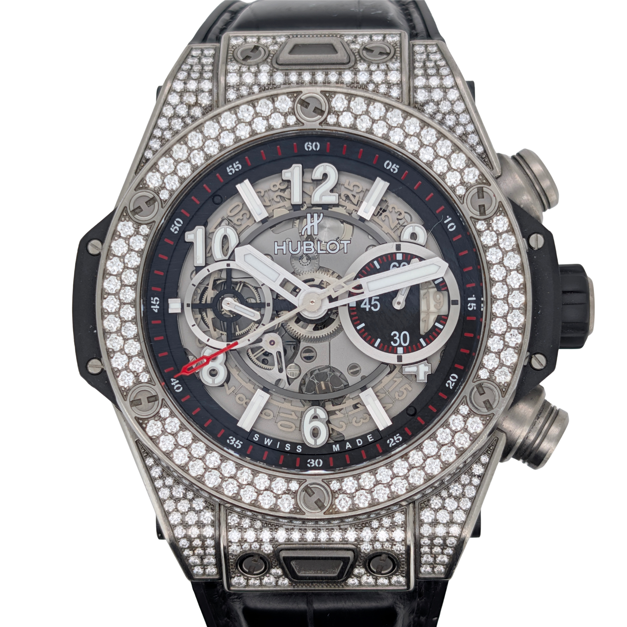 Hublot Big Bang Unico Titanium Pavé 411.NX.1170.RX.1704 Diamond