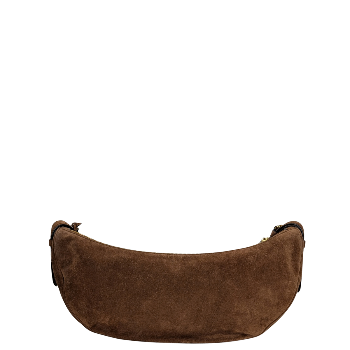 Prada Demi-Lune Suede Boat Shoulder Bag