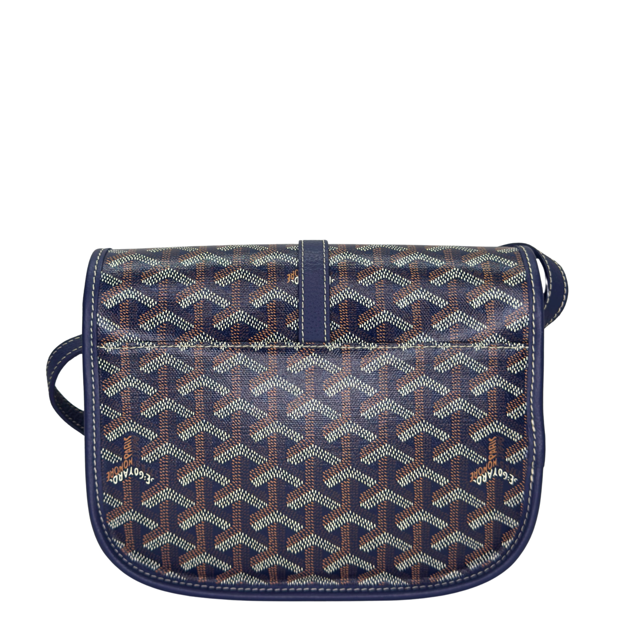 Goyard Belvedere II PM Crossbody Messenger Bag Navy