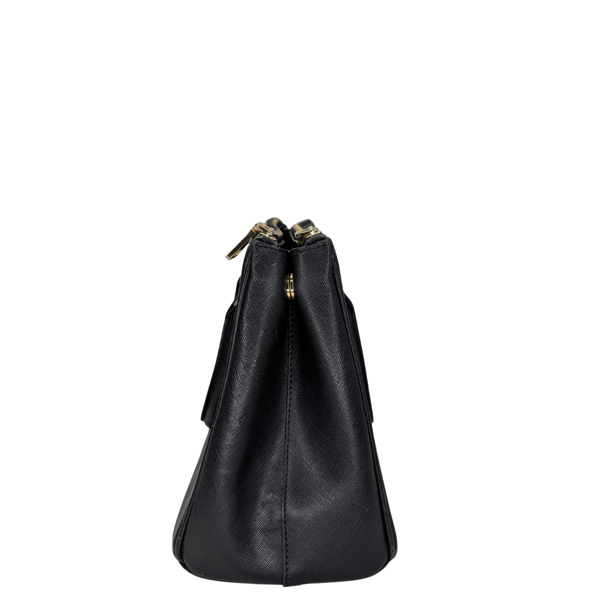 Prada Saffiano Galleria 黑色雙拉鏈手袋