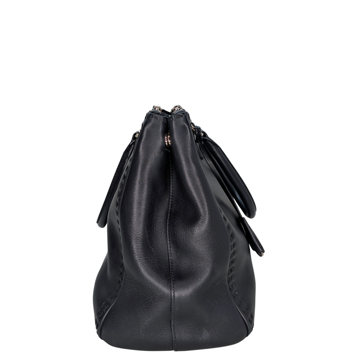 Prada City Calf Lux Galleria Handbag Black
