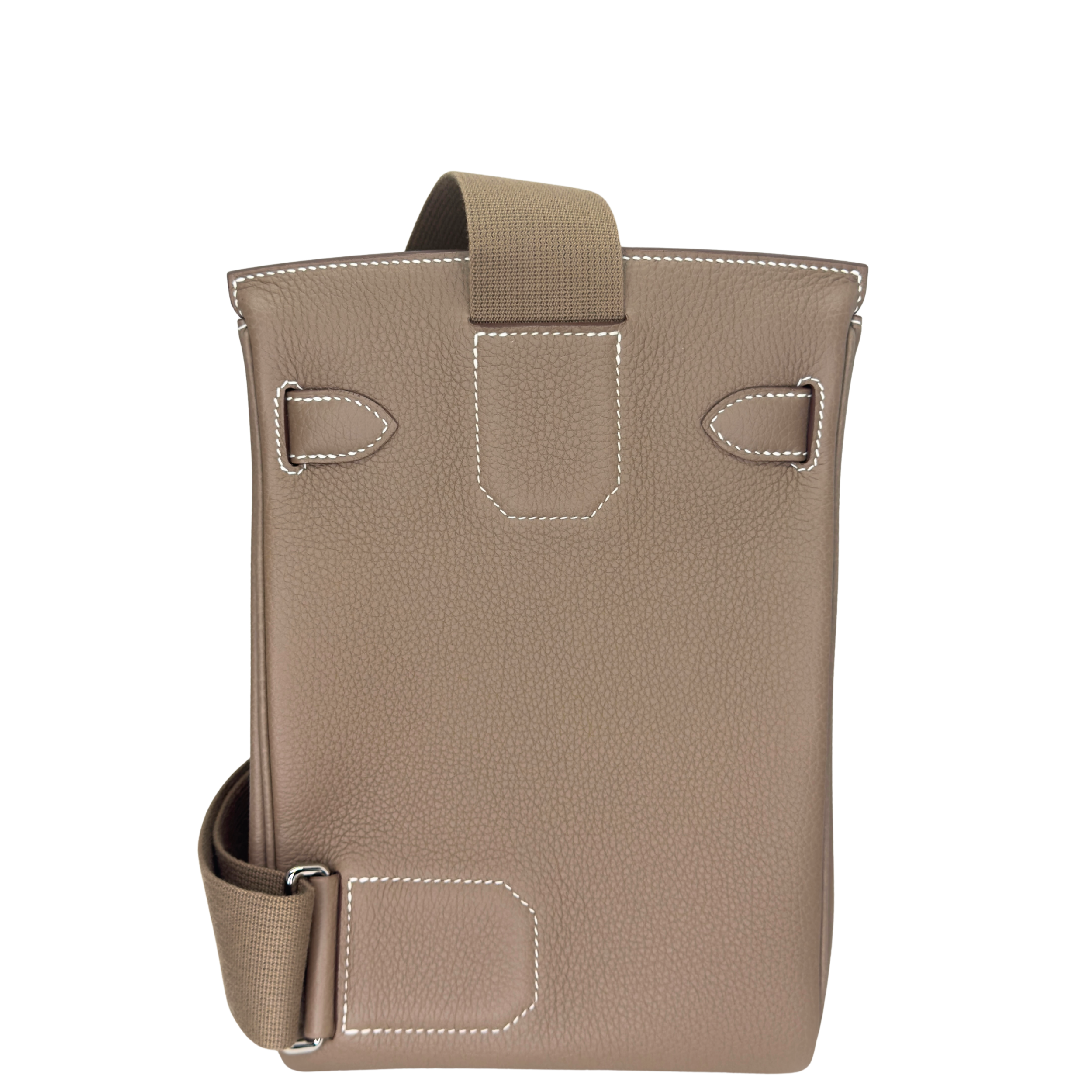 Hermes Hac a Dos PM Backpack Togo Etoupe SHW Stamp K