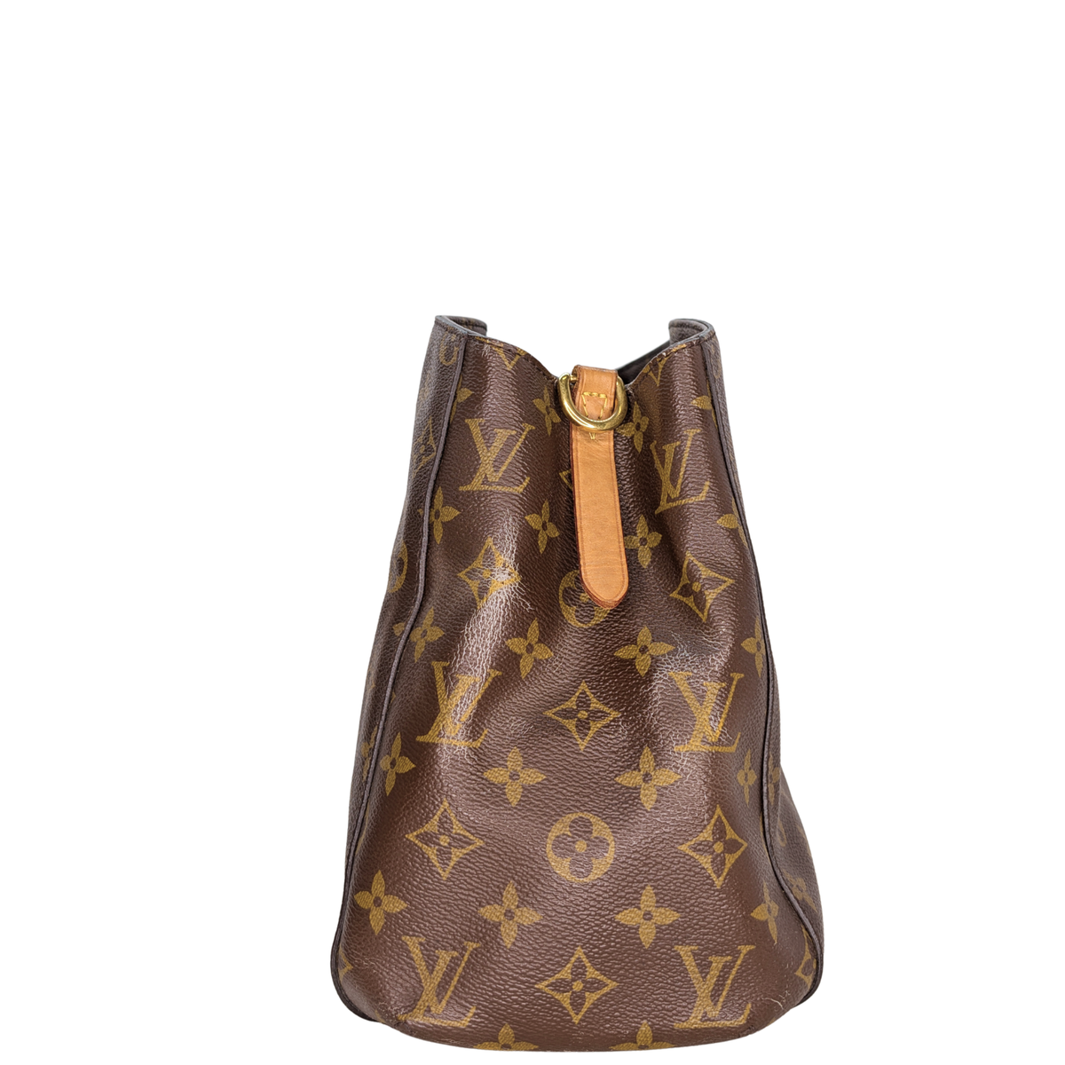 Louis Vuitton Monogram Montaigne MM Handbag Shoulder Bag Brown