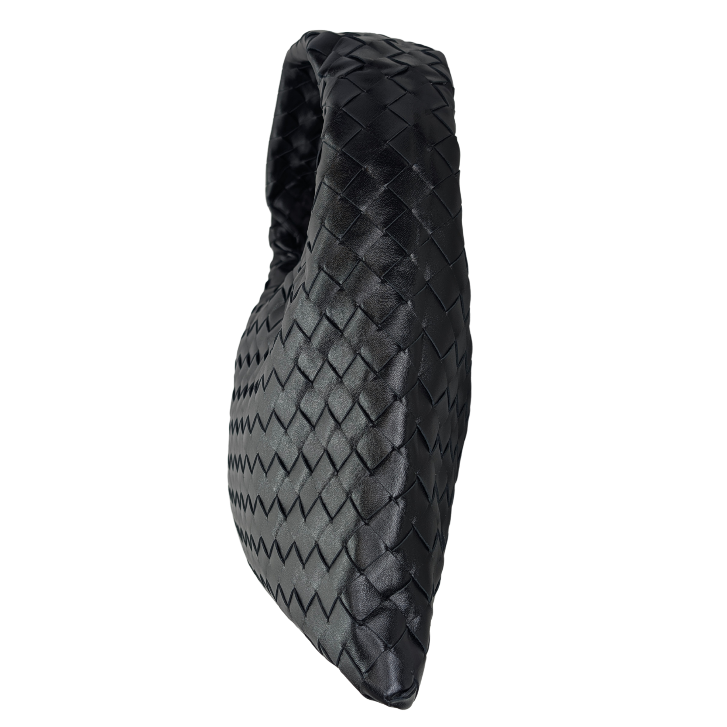Bottega Veneta Small Hop 黑色編織手袋