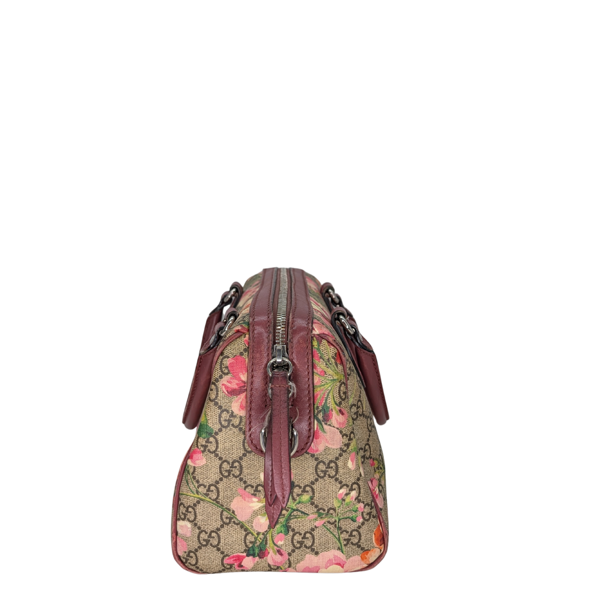 Gucci 花卉圖案 Boston 手袋