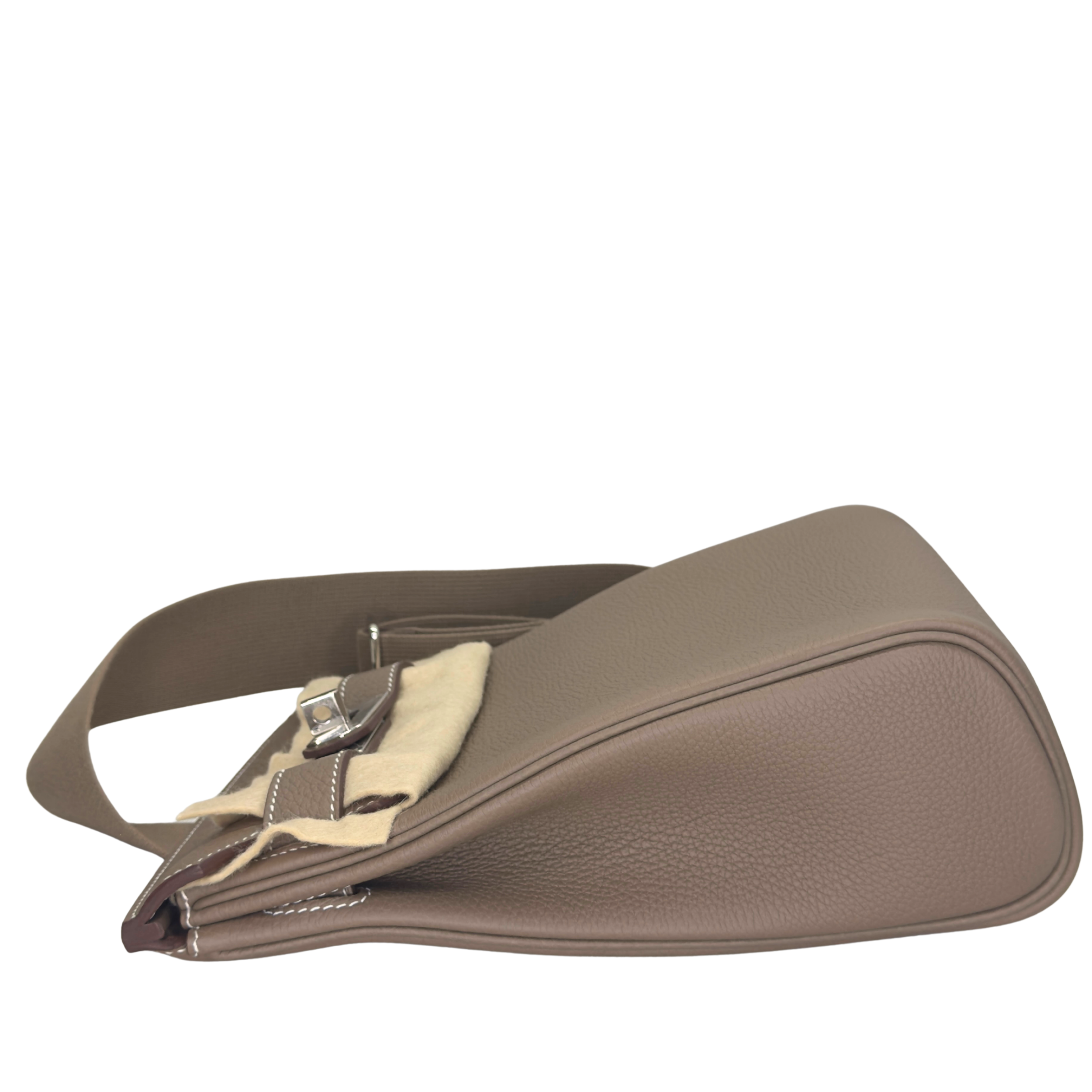 Hermes Hac a Dos PM Backpack Togo Etoupe SHW Stamp K