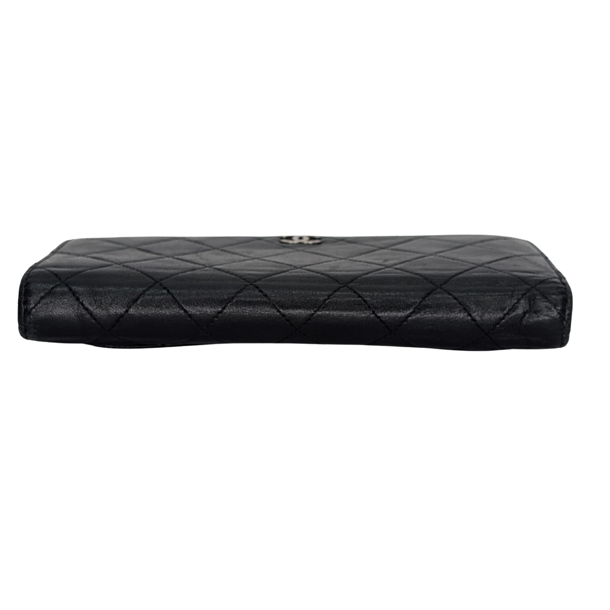 Chanel Lambskin Leather Wallet Black