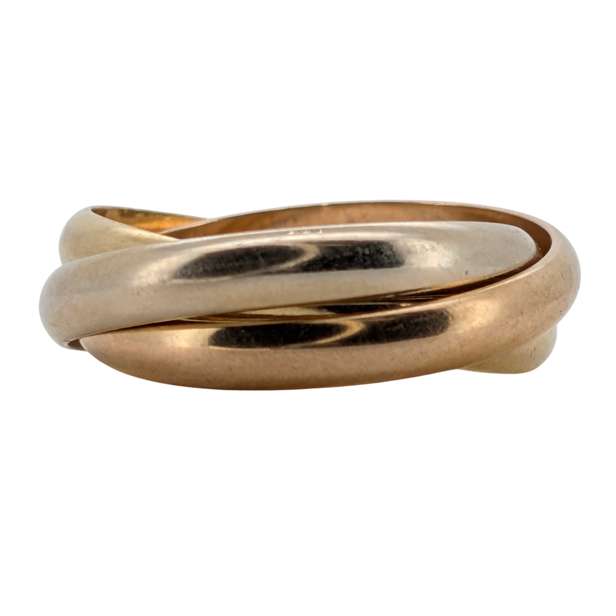 Cartier 18k Gold Trinity Ring Multi Colour