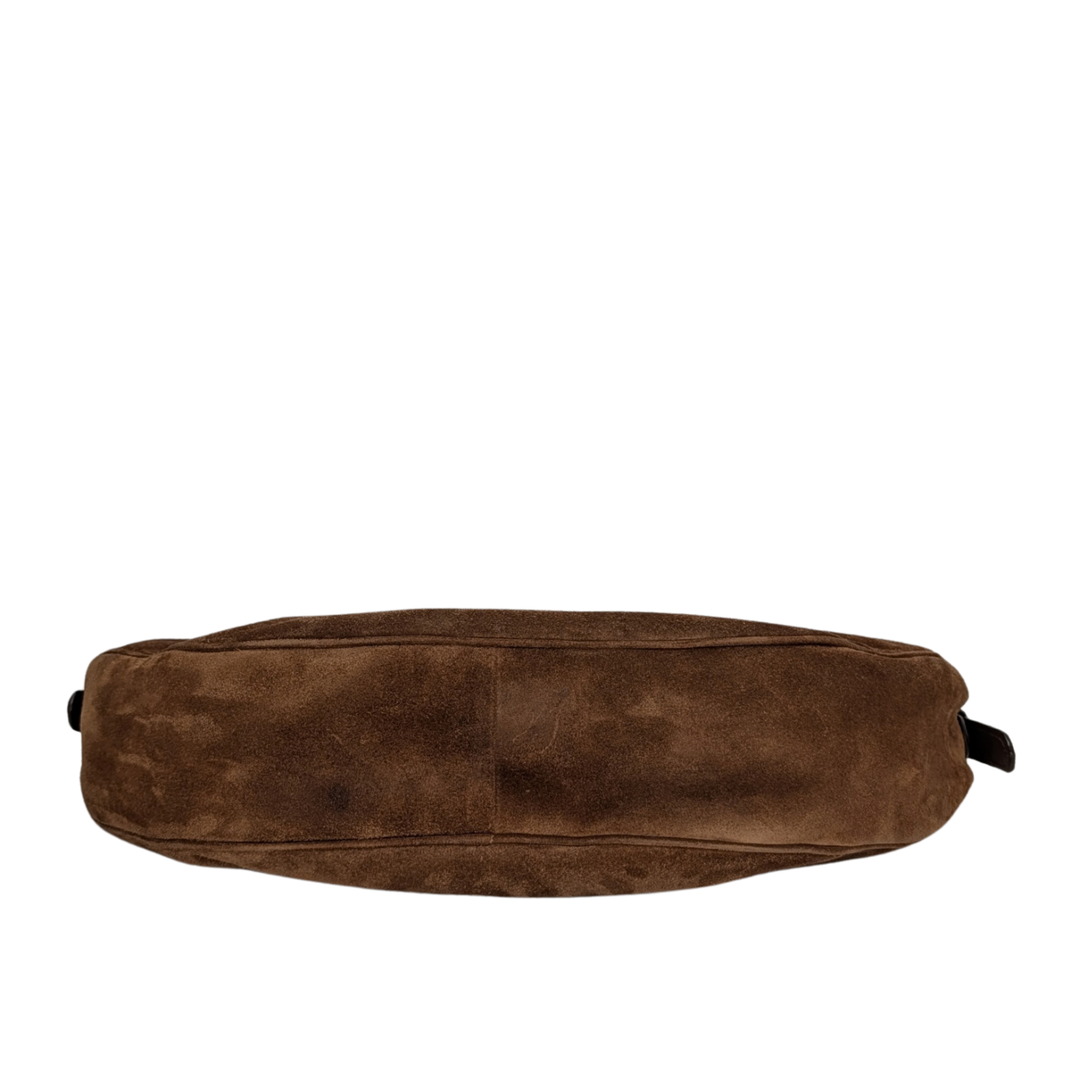 Prada Demi-Lune Suede Boat Shoulder Bag