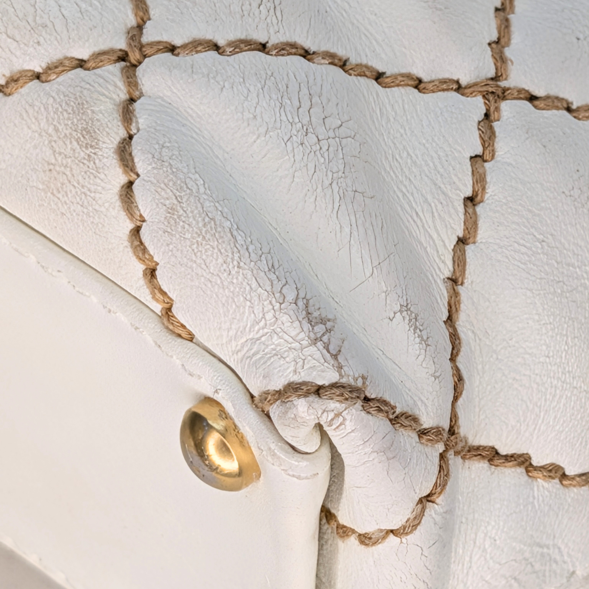 Chanel Wild Stitch Tote Bag White