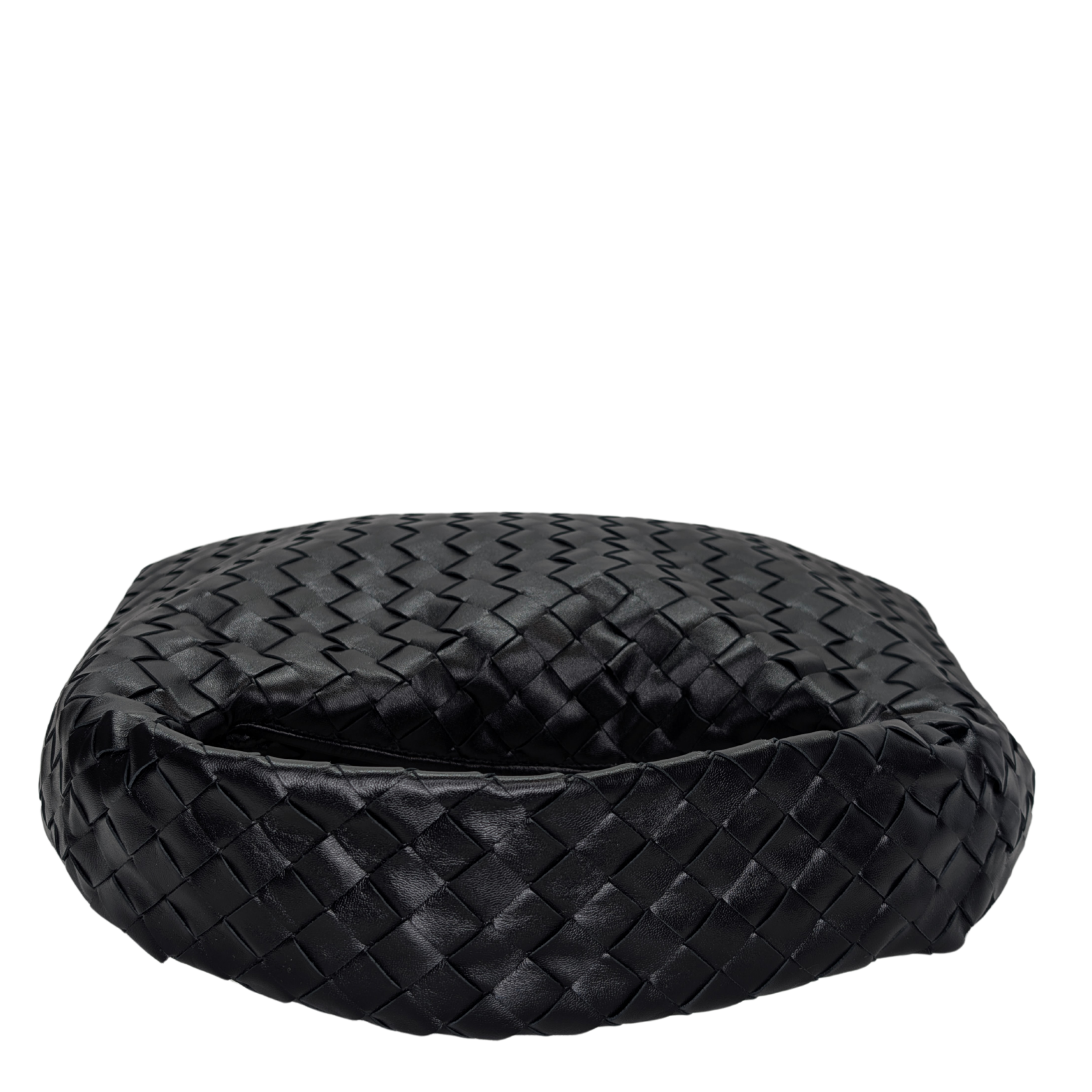 Bottega Veneta Small Hop 黑色編織手袋